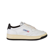 Autry Medalist Low Leather Sneakers White Black