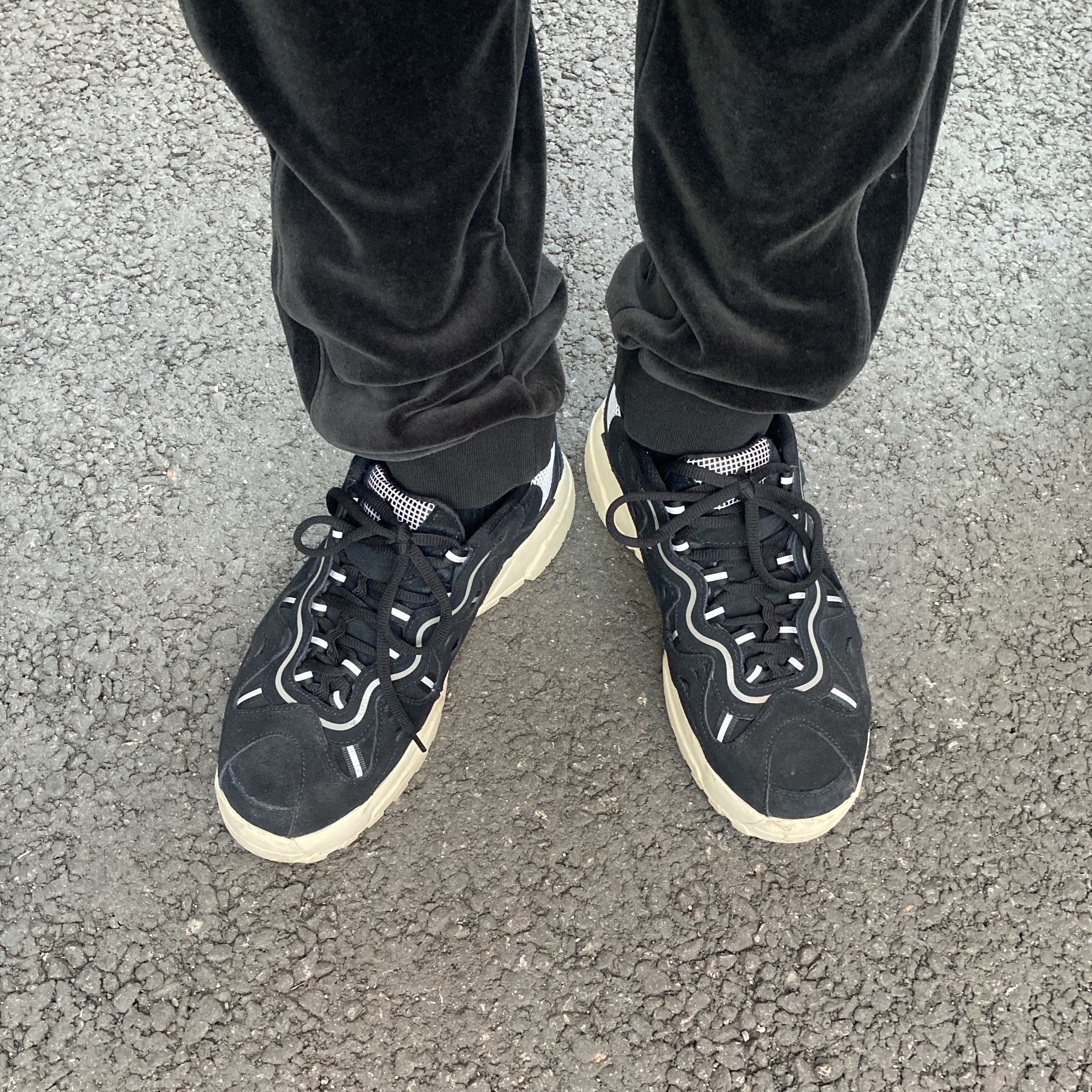 Converse x Golf le Fleur Gianno Black 착용 스타일 - 2