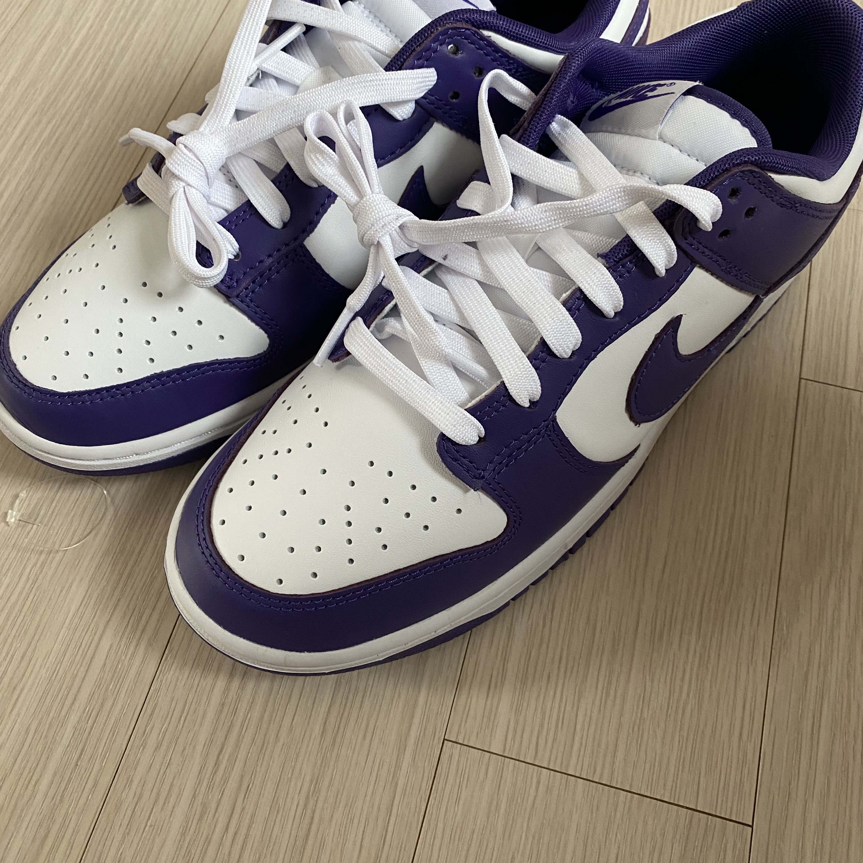 Nike Dunk Low Retro Championship Court Purple, Nike x Peaceminusone Air Force 1 Low Para-Noise 2.0 착용 스타일 - 2