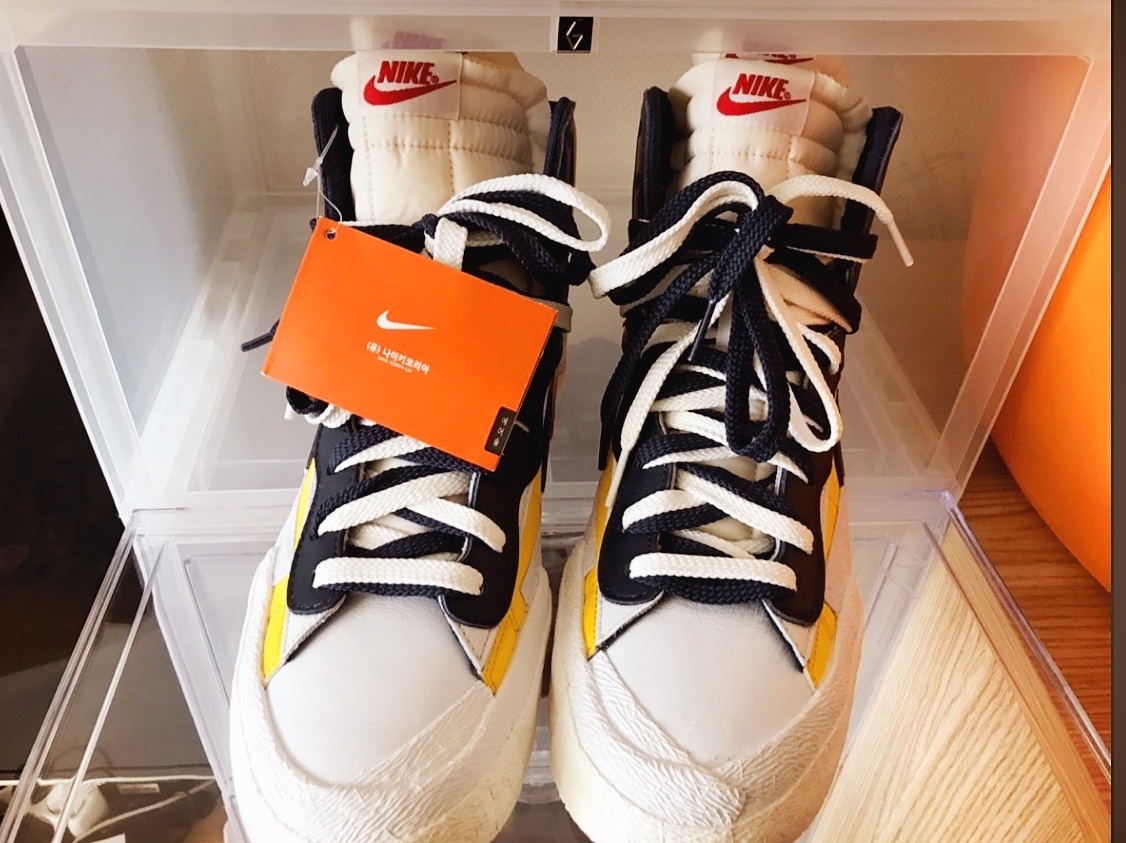 Nike x Sacai Blazer Mid Snow Beach 착용 스타일