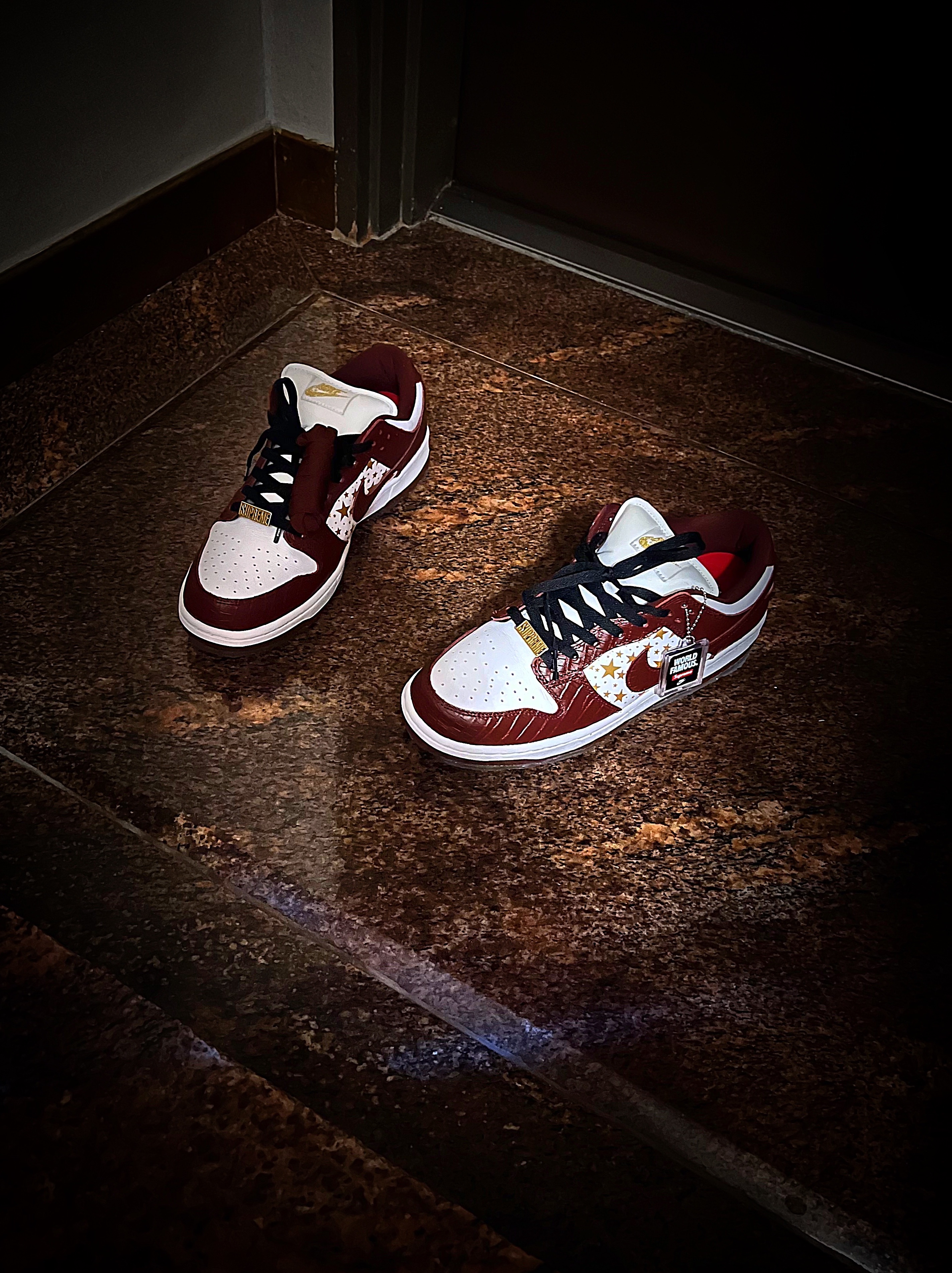 Nike x Supreme SB Dunk Low Mean Green, Nike x Supreme SB Dunk Low Barkroot Brown 착용 스타일 - 4