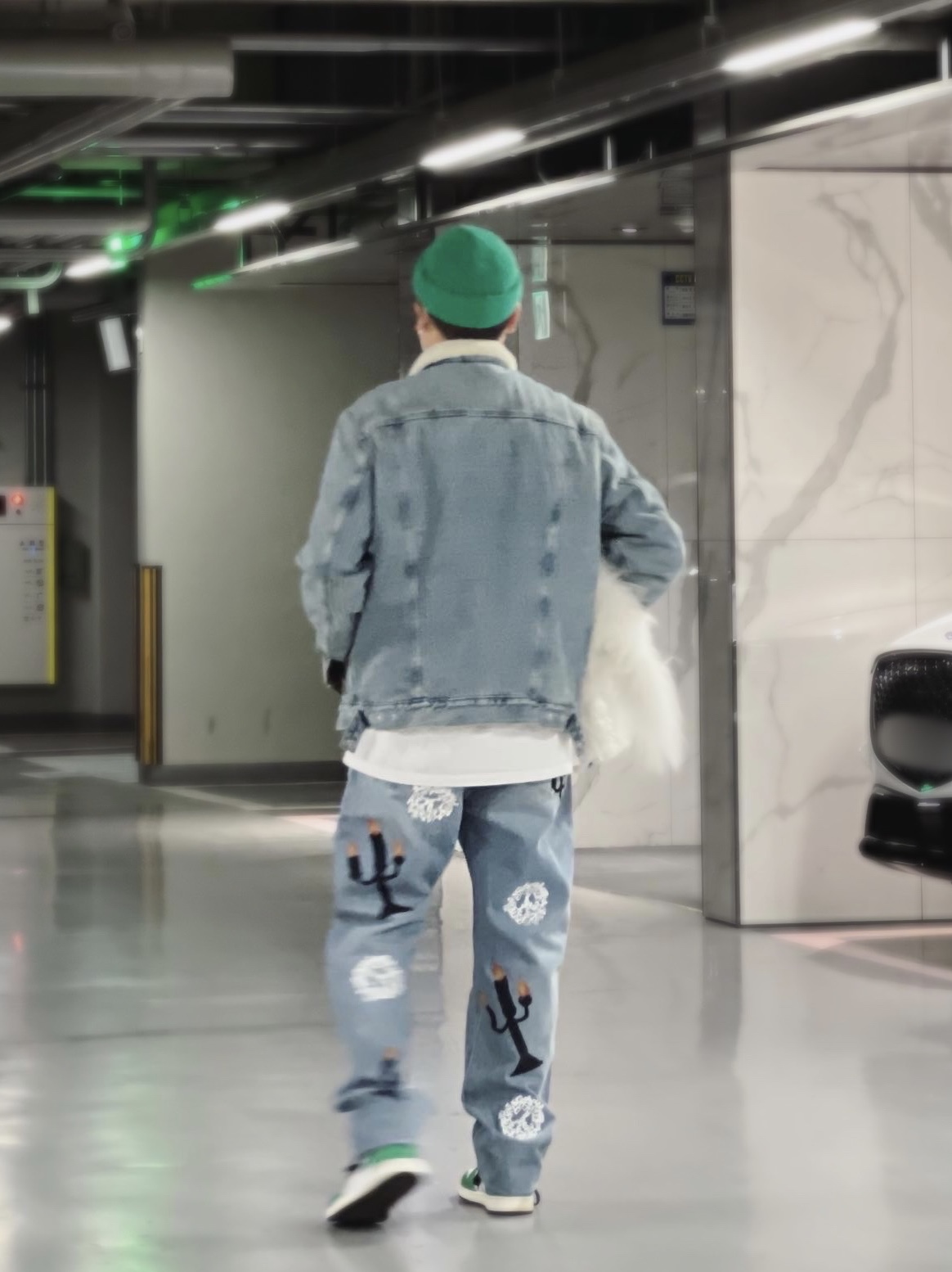 (W) Jordan 1 Retro High OG Lucky Green 착용 스타일 - 1
