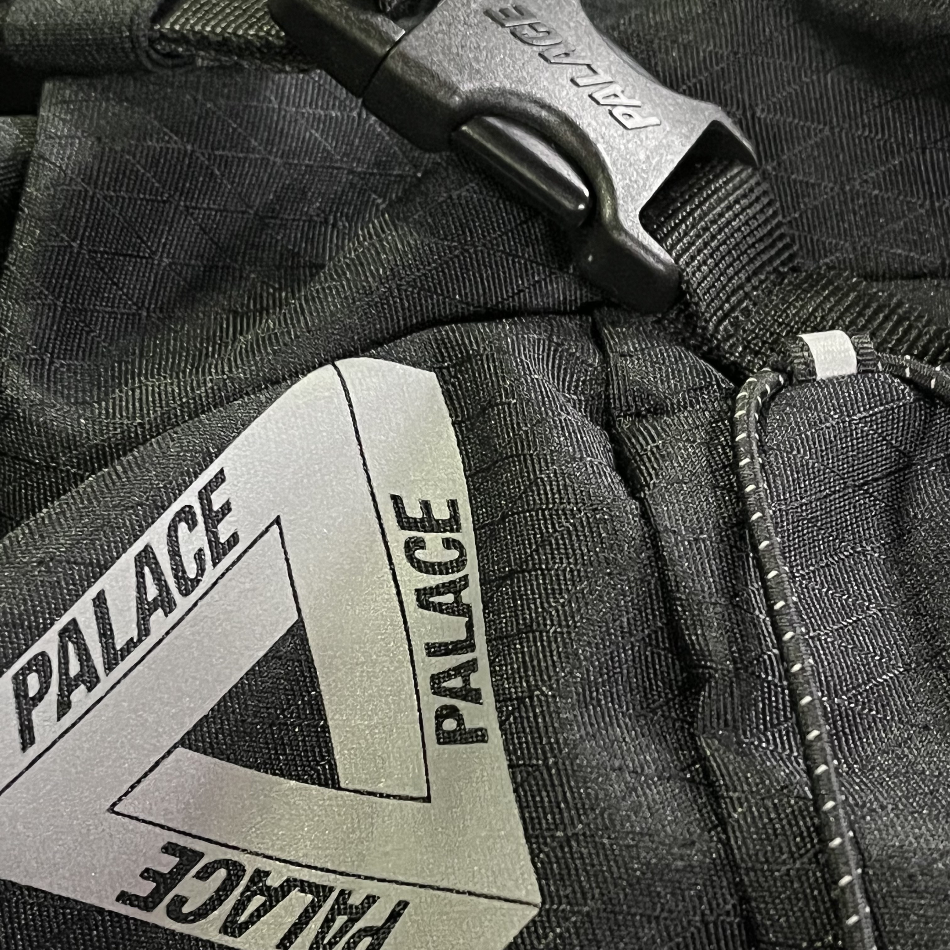 Palace Cordura Double Diamond Backpack Black - 21FW 착용 스타일
