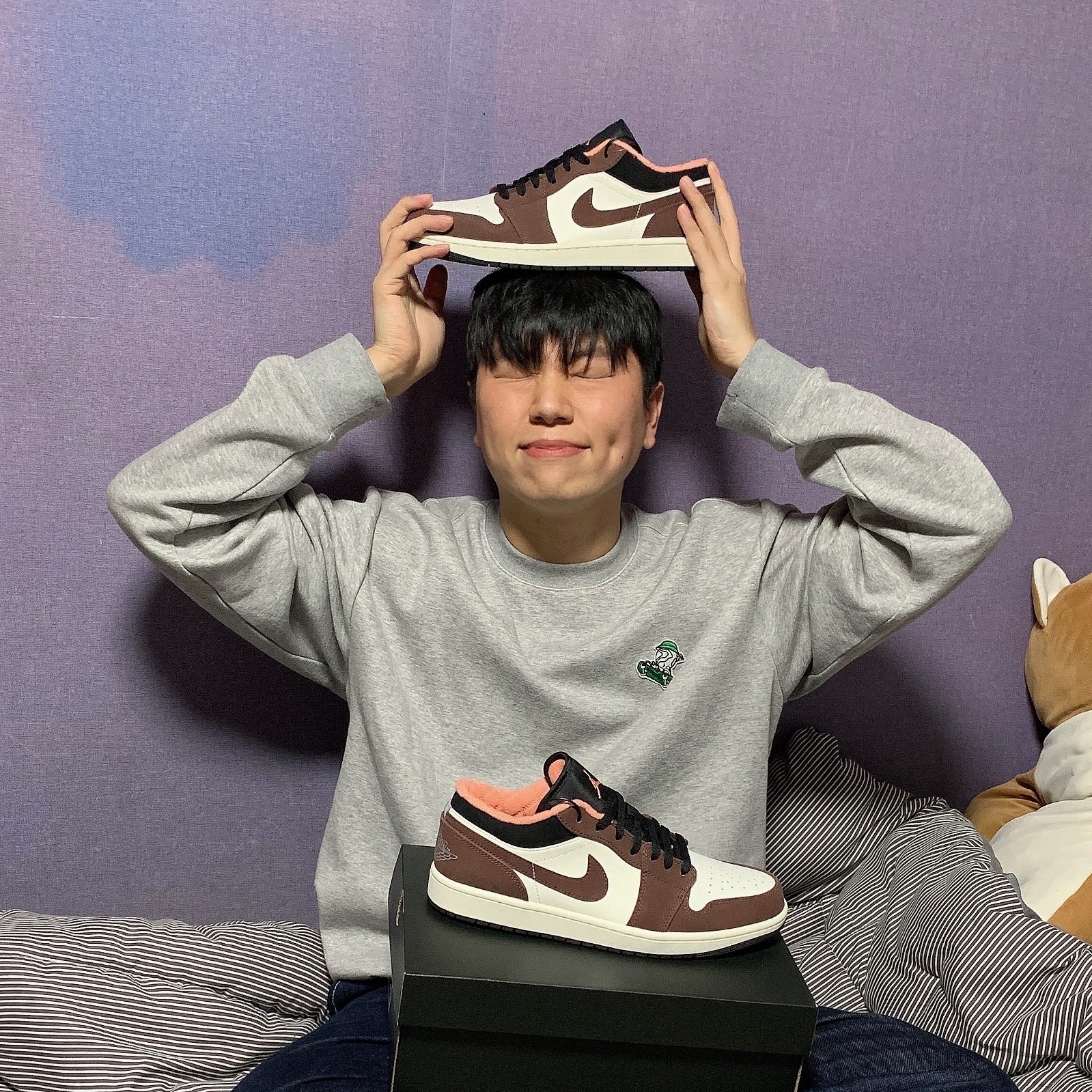 Jordan 1 Low SE Chocolate Bliss 착용 스타일