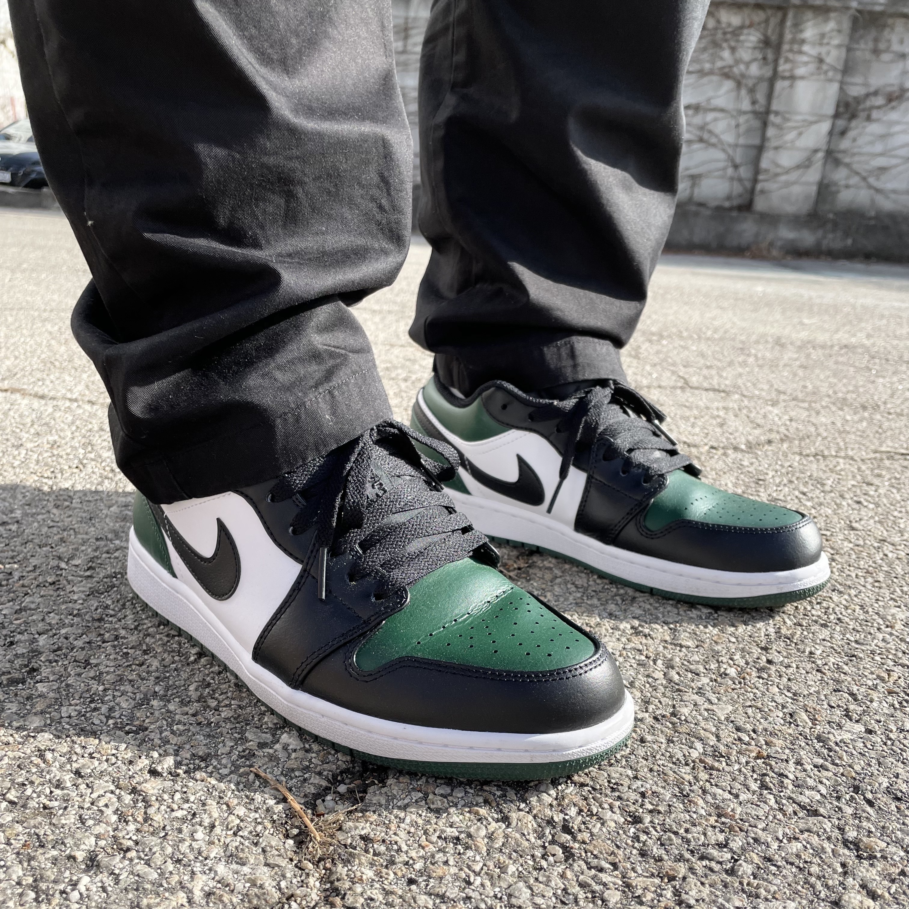 Jordan 1 Low Green Toe 착용 스타일