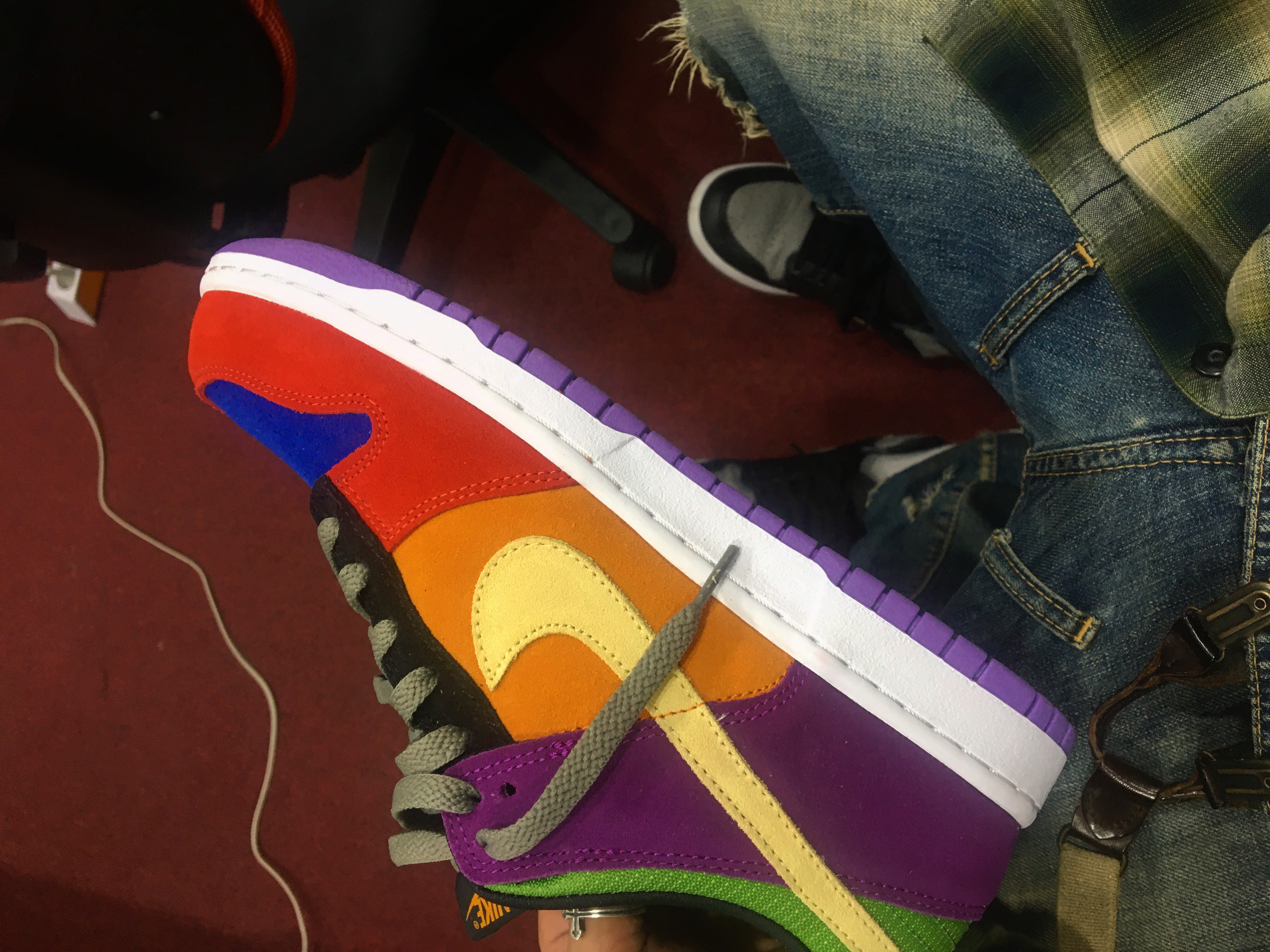 Nike Dunk Low SP Retro Viotech 2019 착용 스타일 - 1