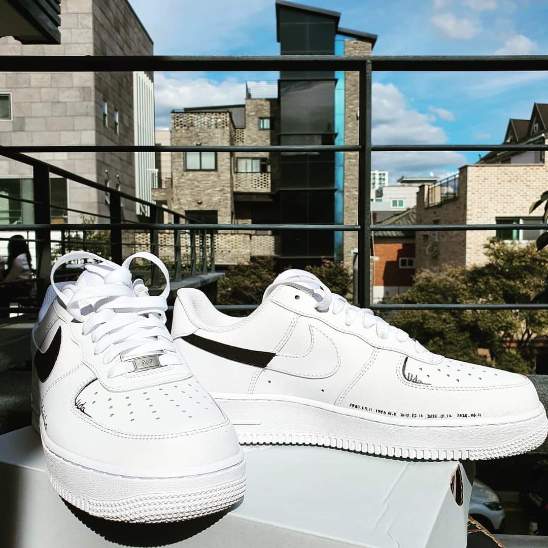 Nike Air Force 1 '07 Low White 착용 스타일 - 2