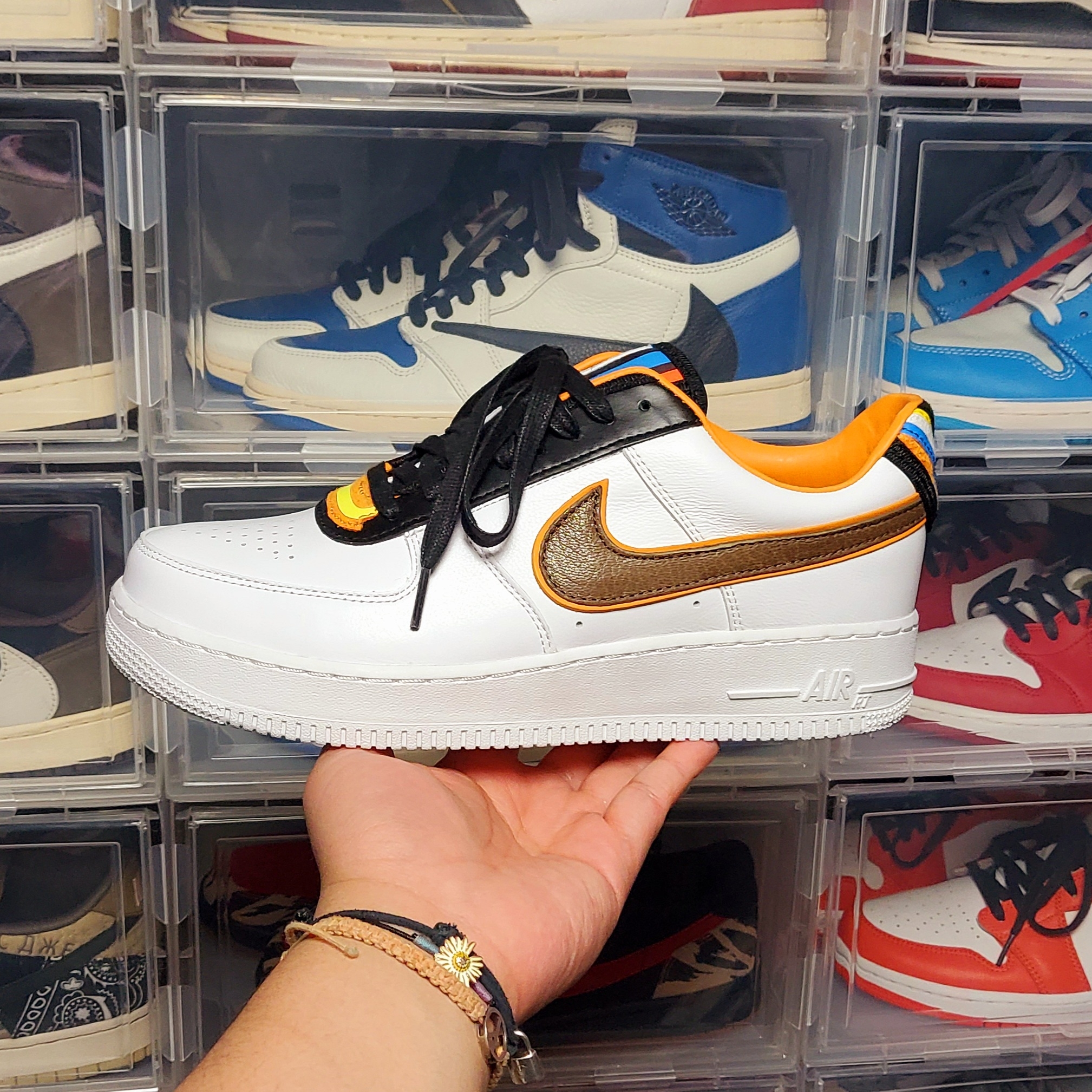 Nike x Riccardo Tisci Air Force 1 White 착용 스타일 - 2