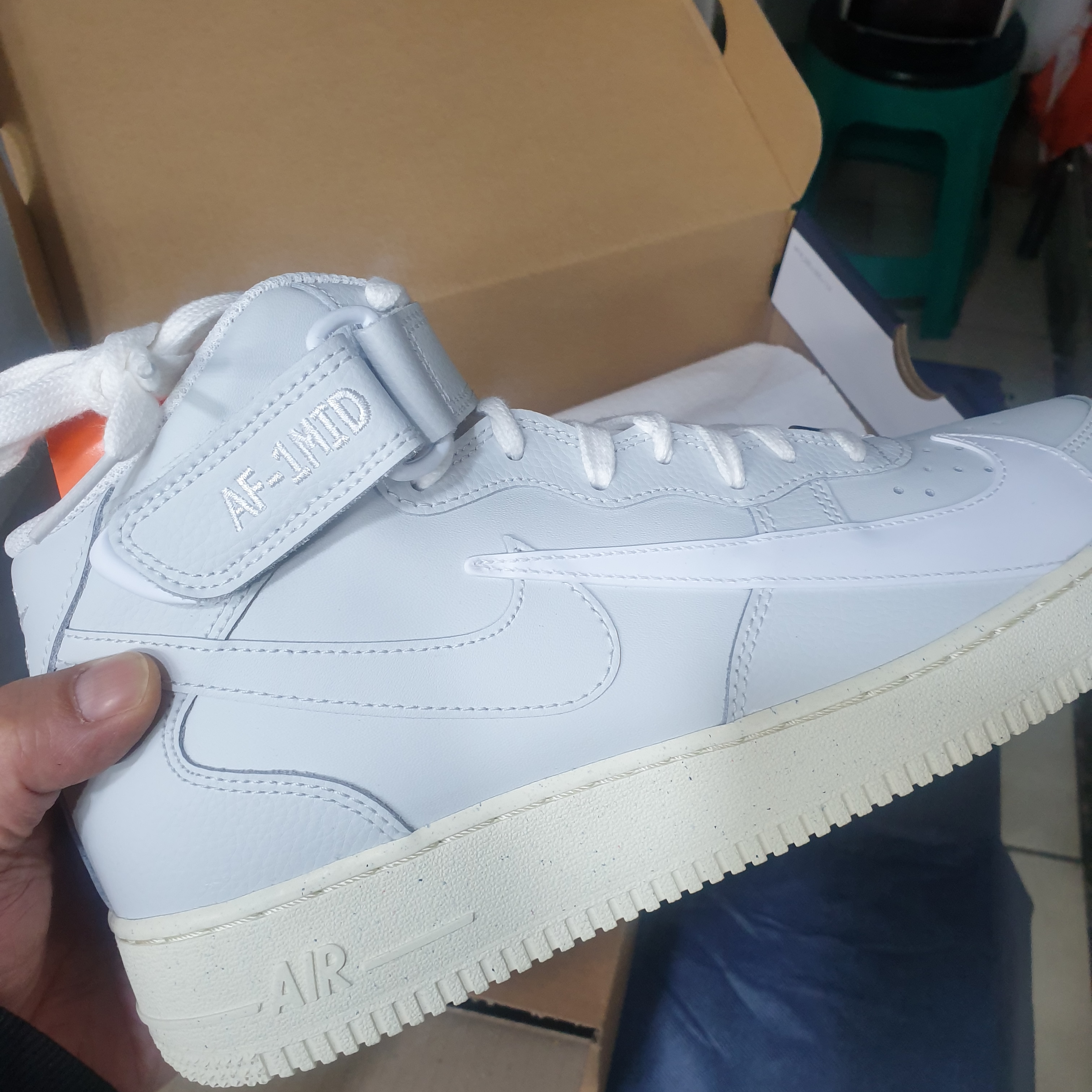 Nike Air Force 1 Mid '07 Premium Copy and Paste 착용 스타일 - 3
