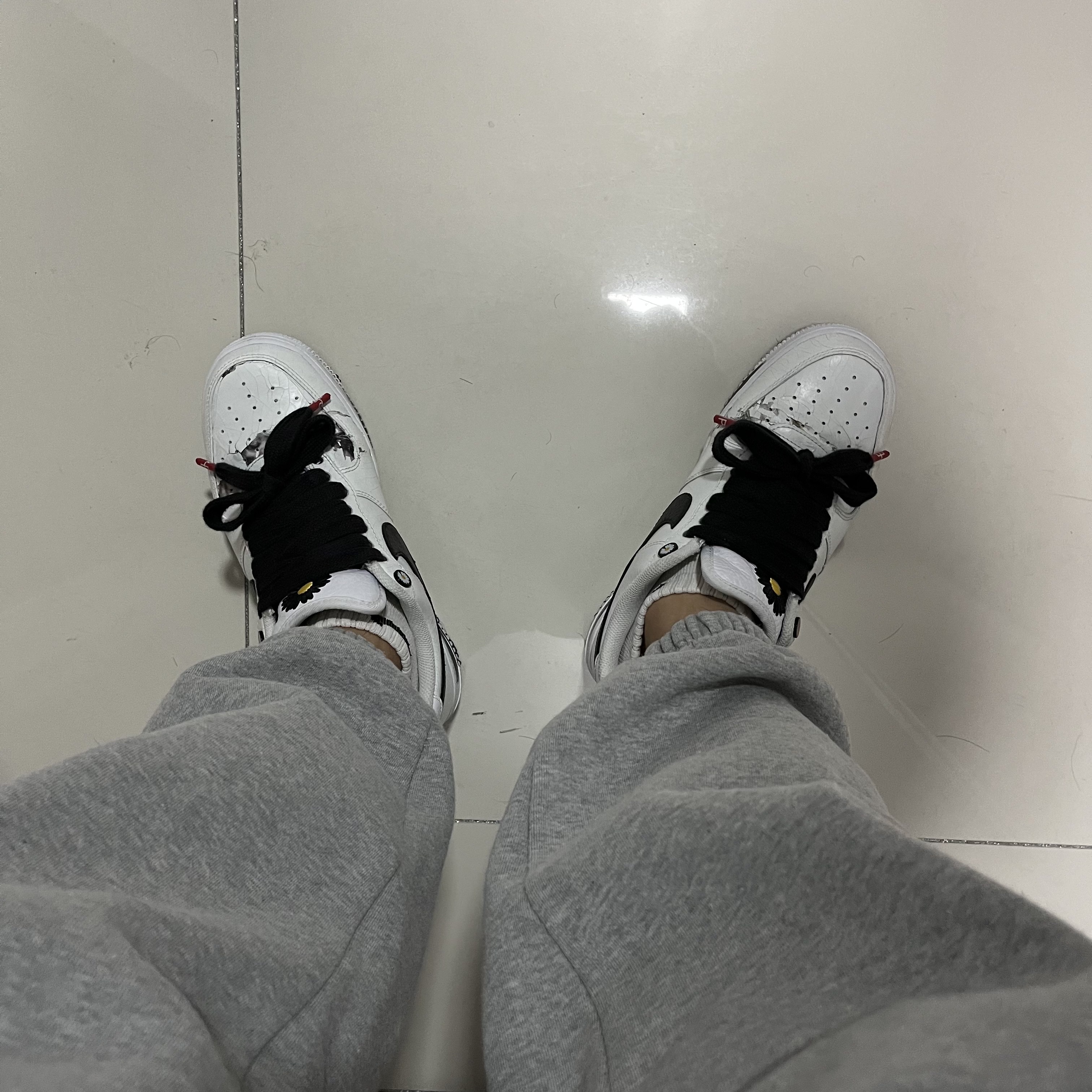 Nike x Peaceminusone Air Force 1 Low Para-Noise 2.0 착용 스타일