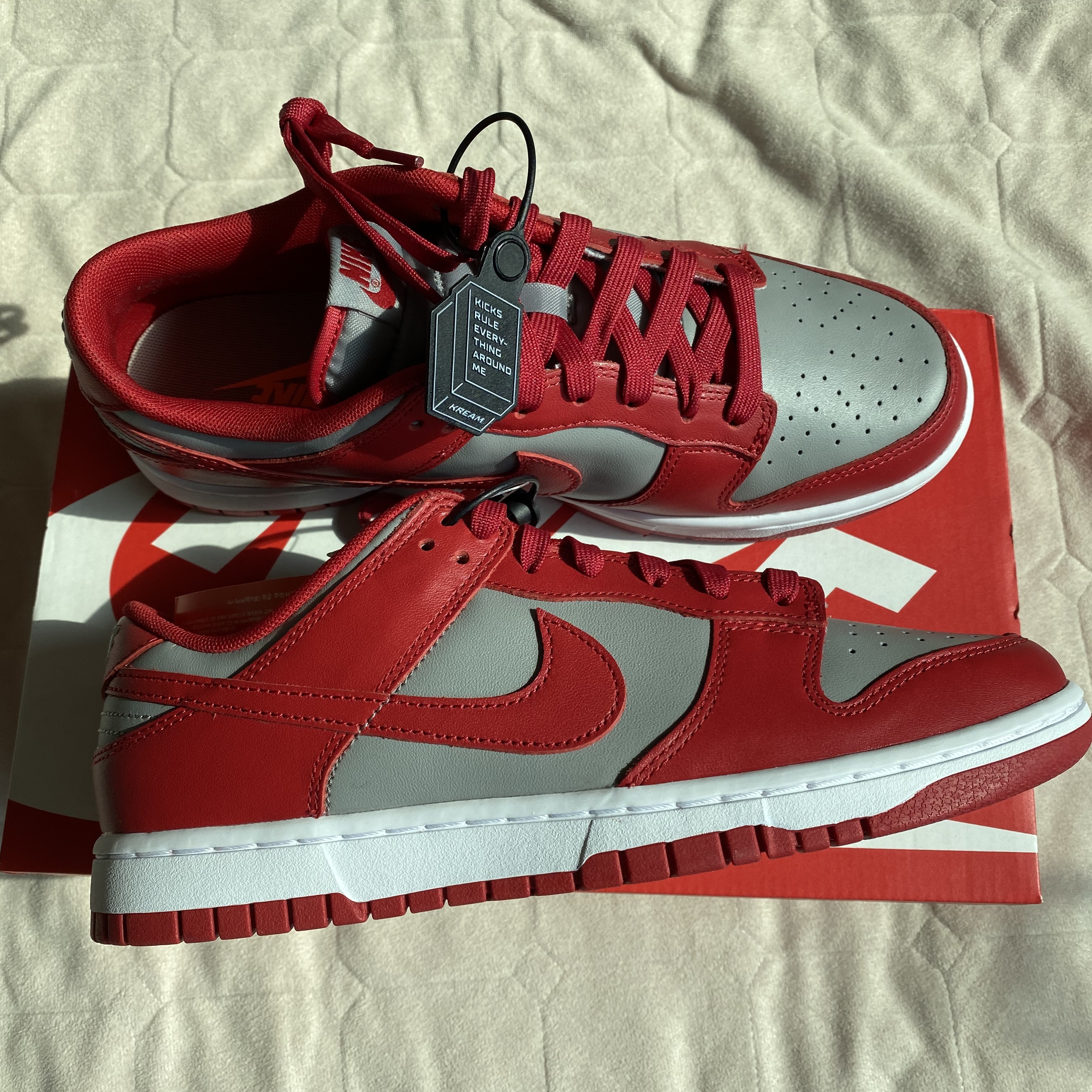 Nike Dunk Low Retro Medium Grey 착용 스타일 - 2