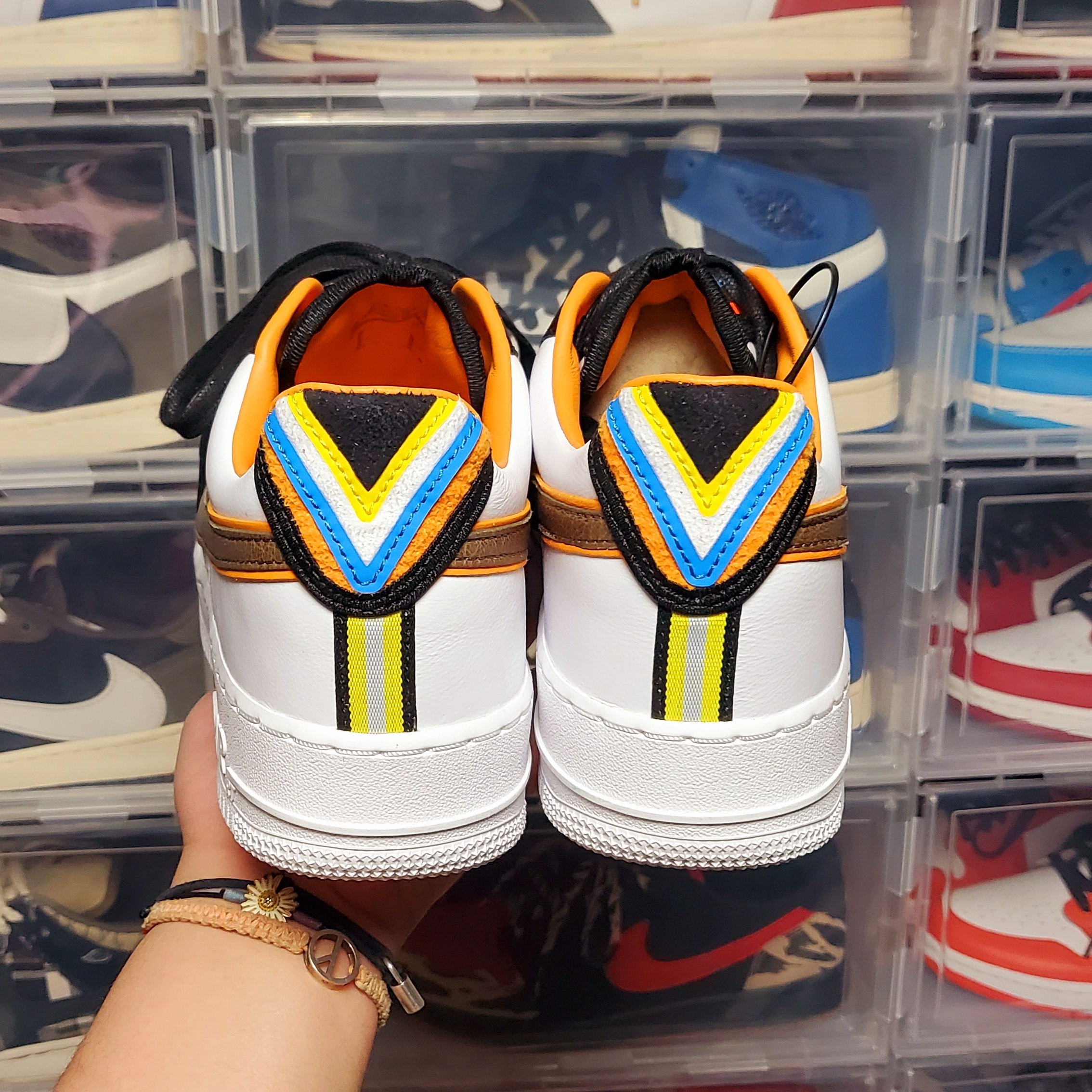 Nike x Riccardo Tisci Air Force 1 White 착용 스타일 - 5