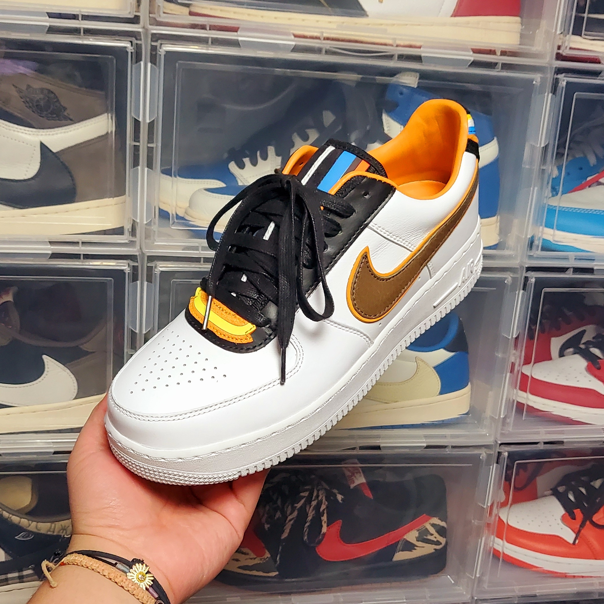 Nike x Riccardo Tisci Air Force 1 White 착용 스타일 - 1