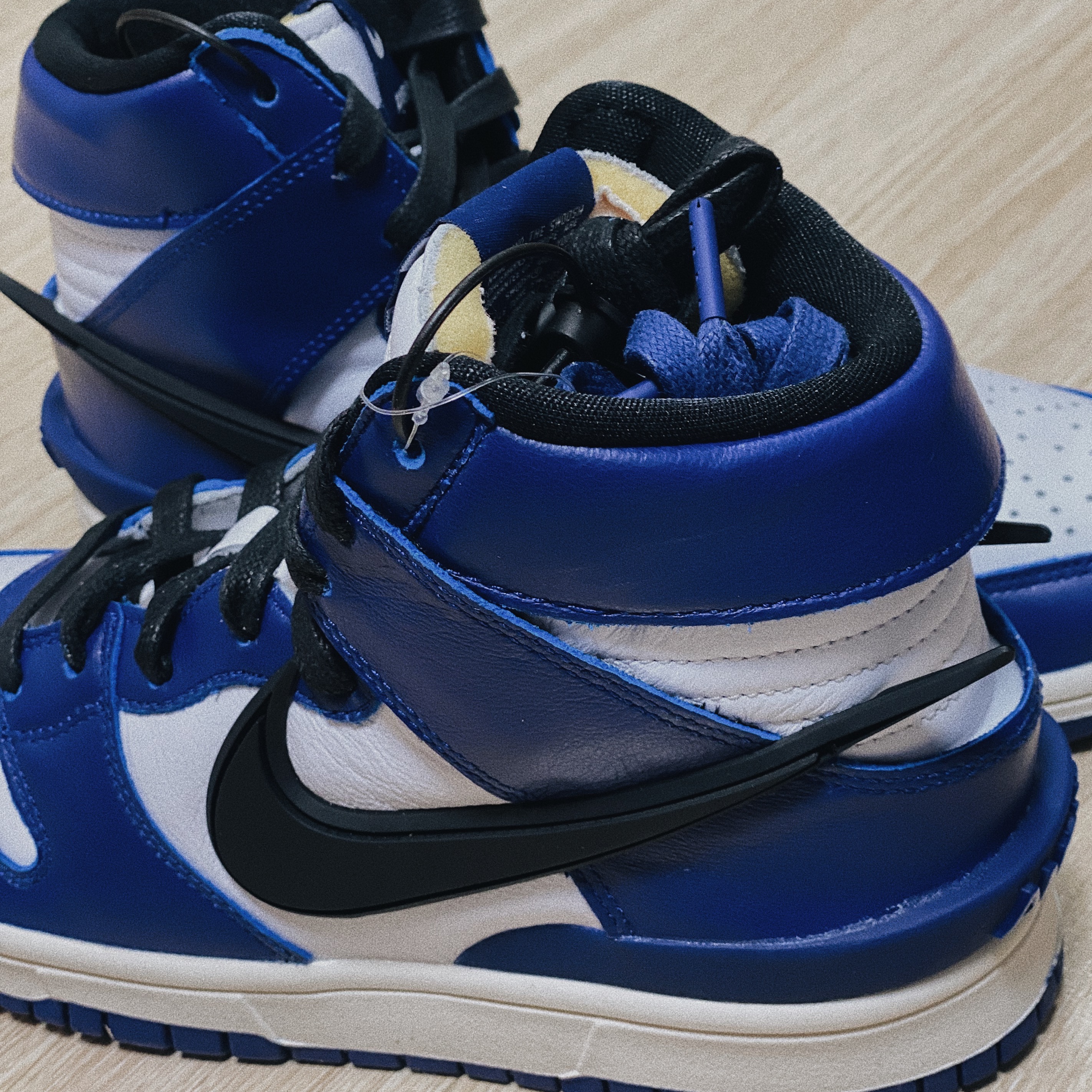 Nike x Ambush Dunk High Deep Royal Blue 착용 스타일