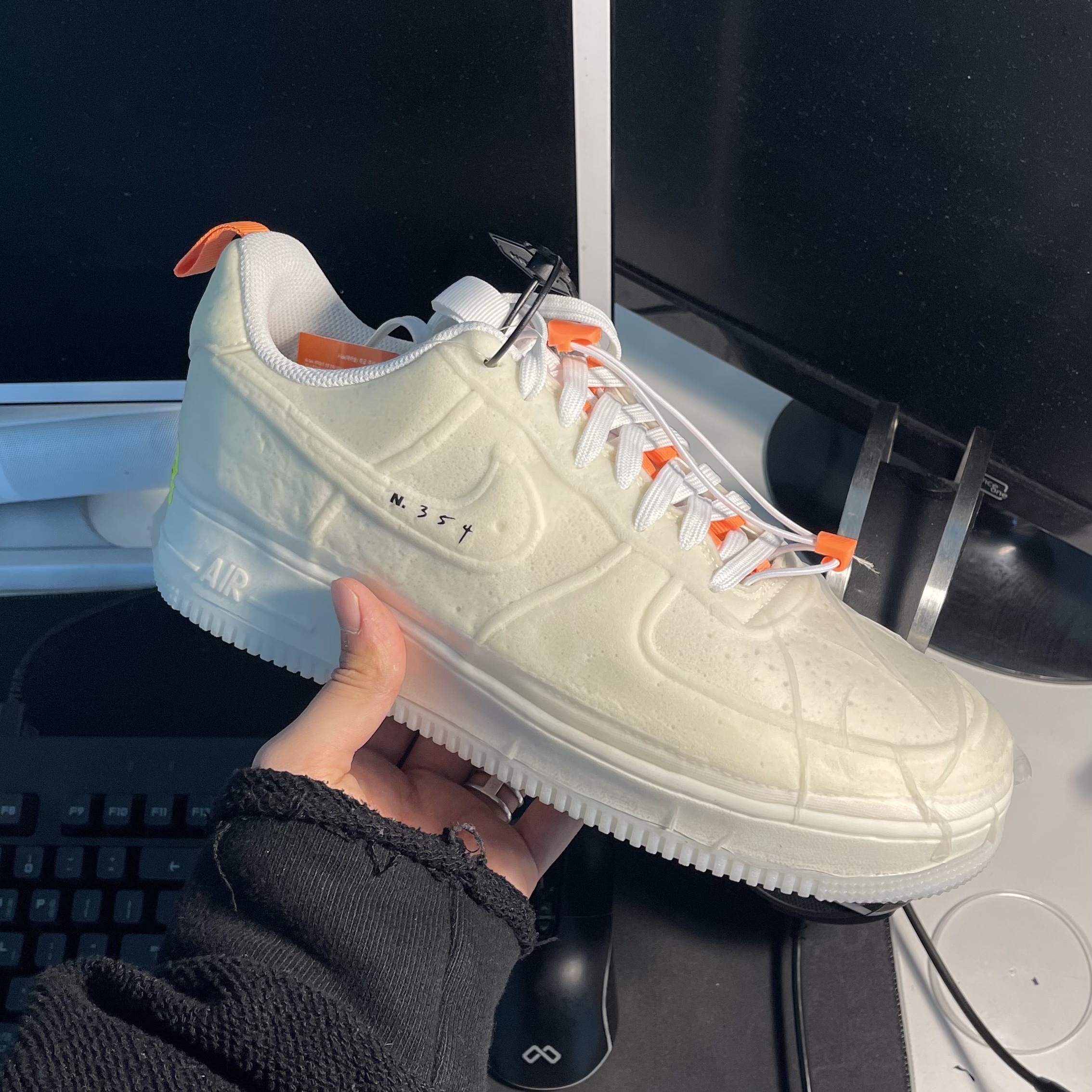 Nike Air Force 1 Experimental Sail 착용 스타일 - 1