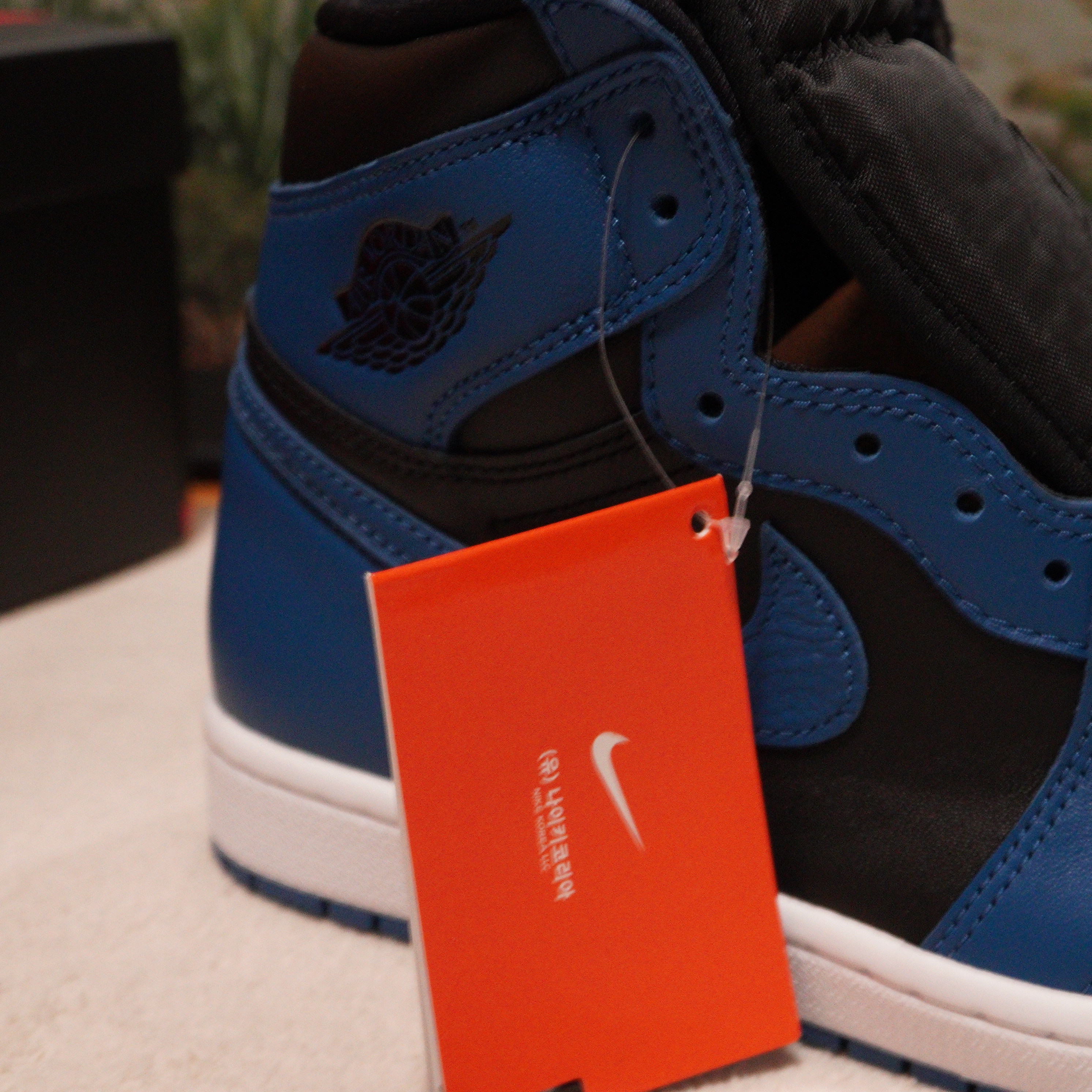 Jordan 1 Retro High OG Dark Marina Blue 착용 스타일 - 4