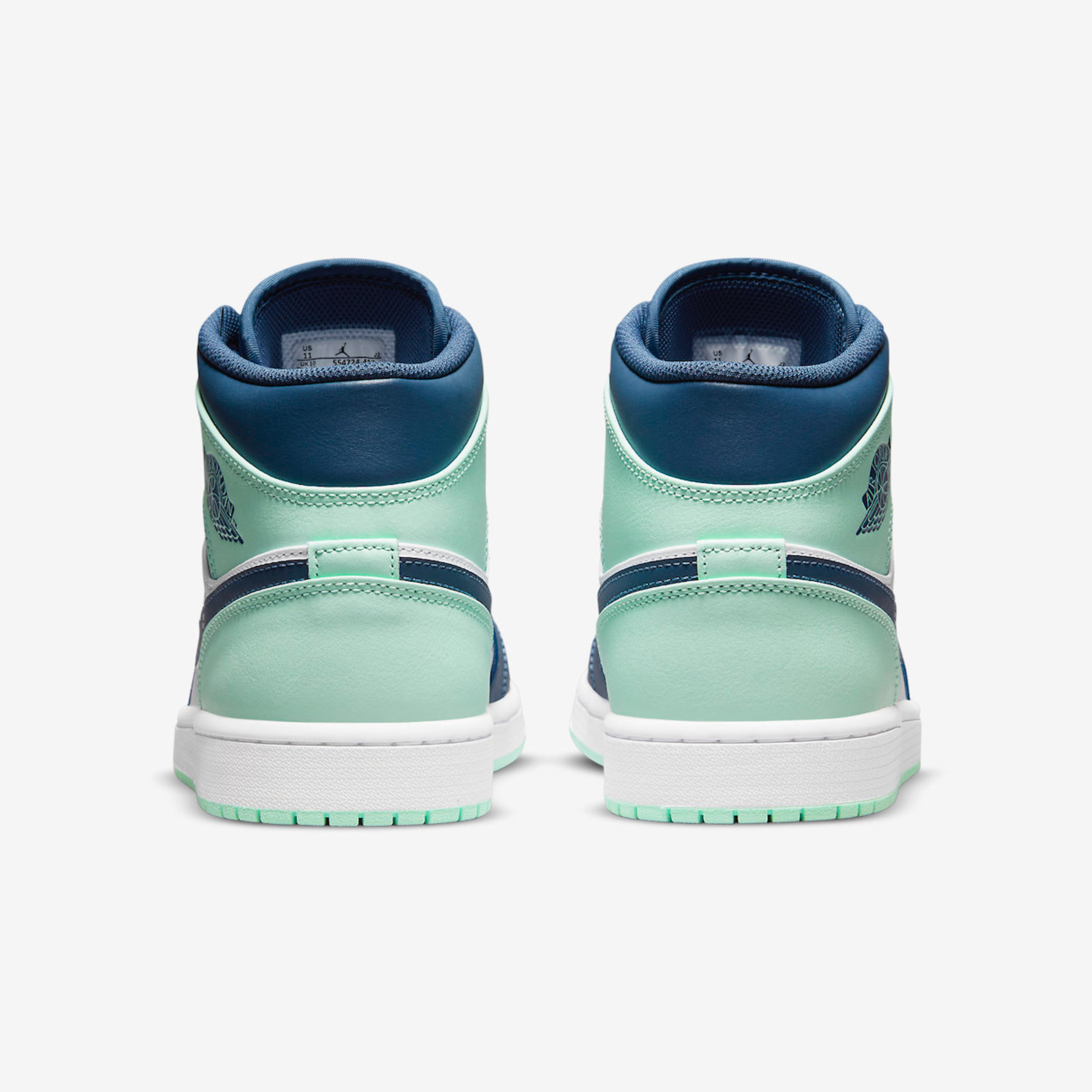 (GS) Jordan 1 Mid Blue Mint, Jordan 1 Mid Blue Mint 착용 스타일 - 5