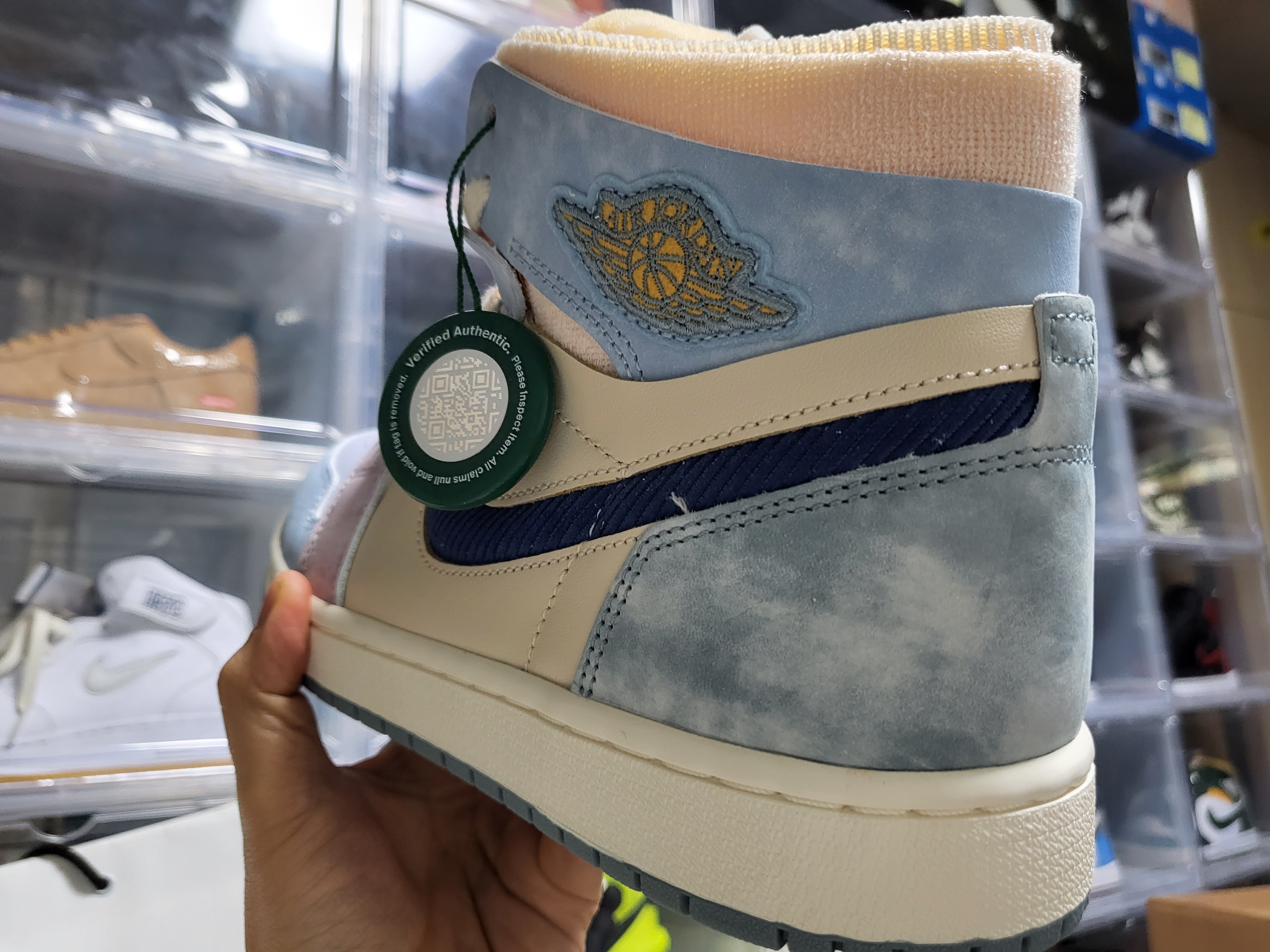 Jordan 1 Zoom Air CMFT Celestine Blue 착용 스타일 - 2