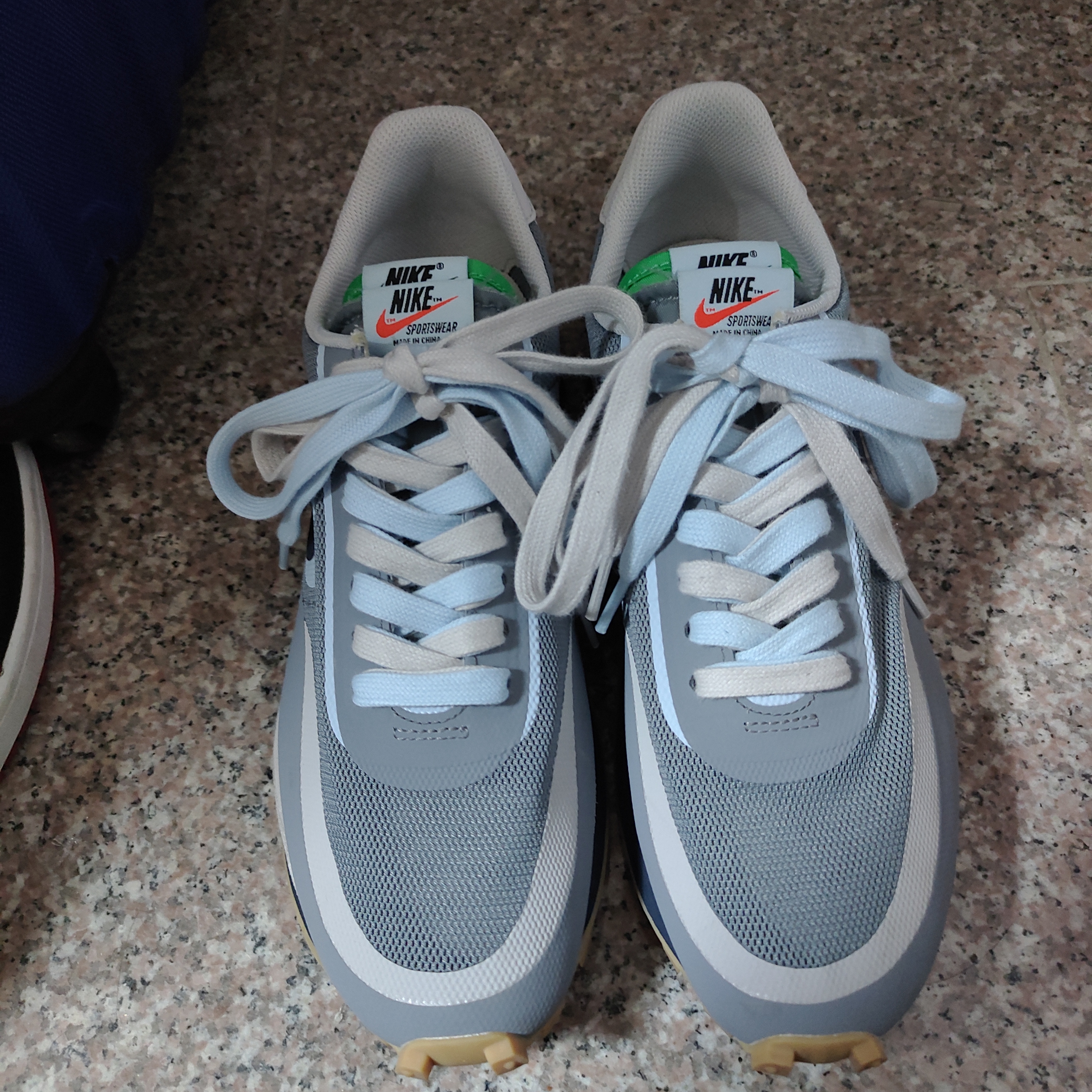 Nike x Sacai x Clot LDWaffle Cool Grey 착용 스타일