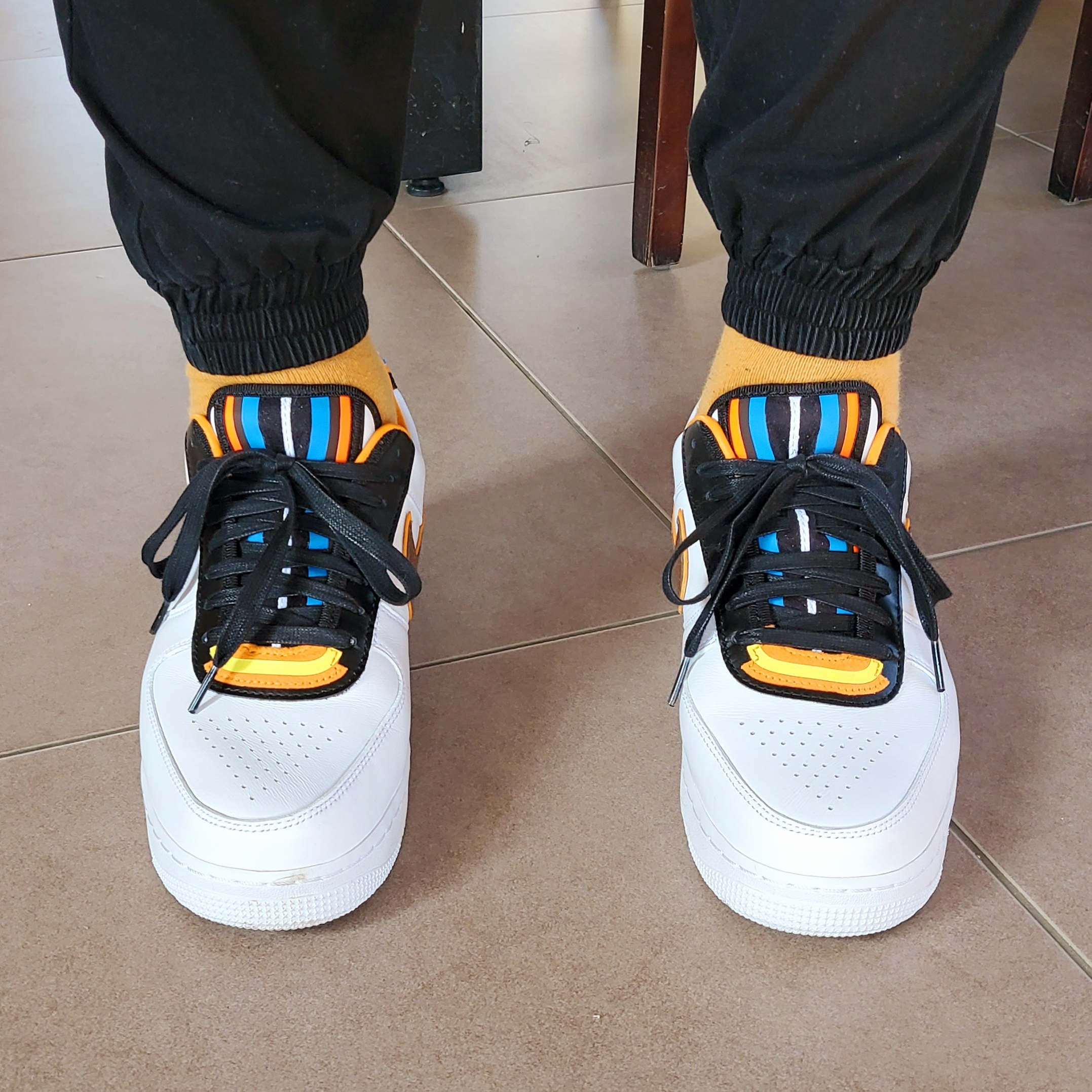 Nike x Riccardo Tisci Air Force 1 White 착용 스타일 - 2