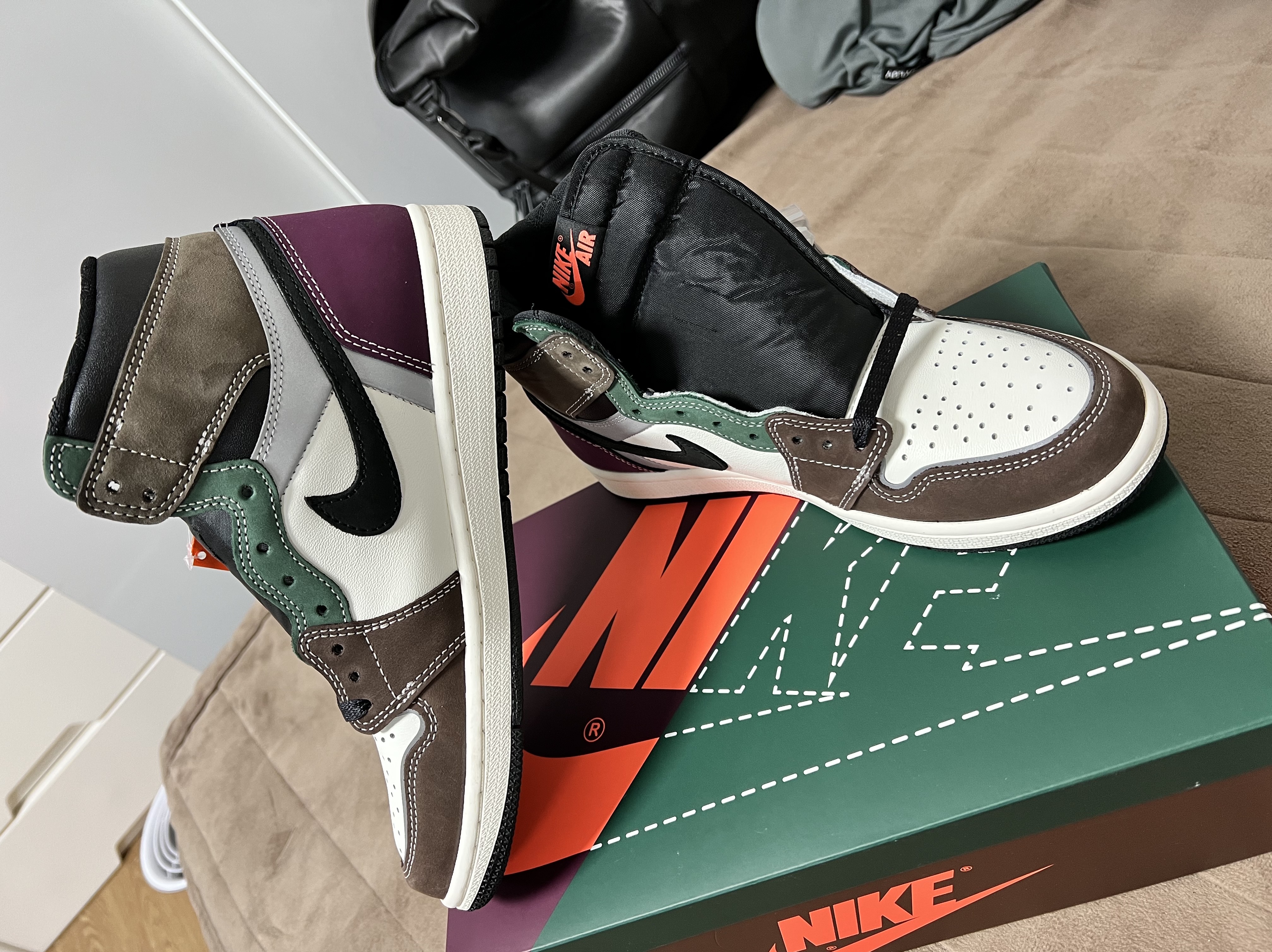 Jordan 1 Retro High OG Craft 착용 스타일 - 3