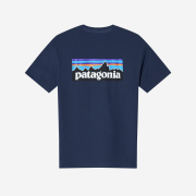 Patagonia P-6 Logo Responsibili-Tee S/S Classic Navy