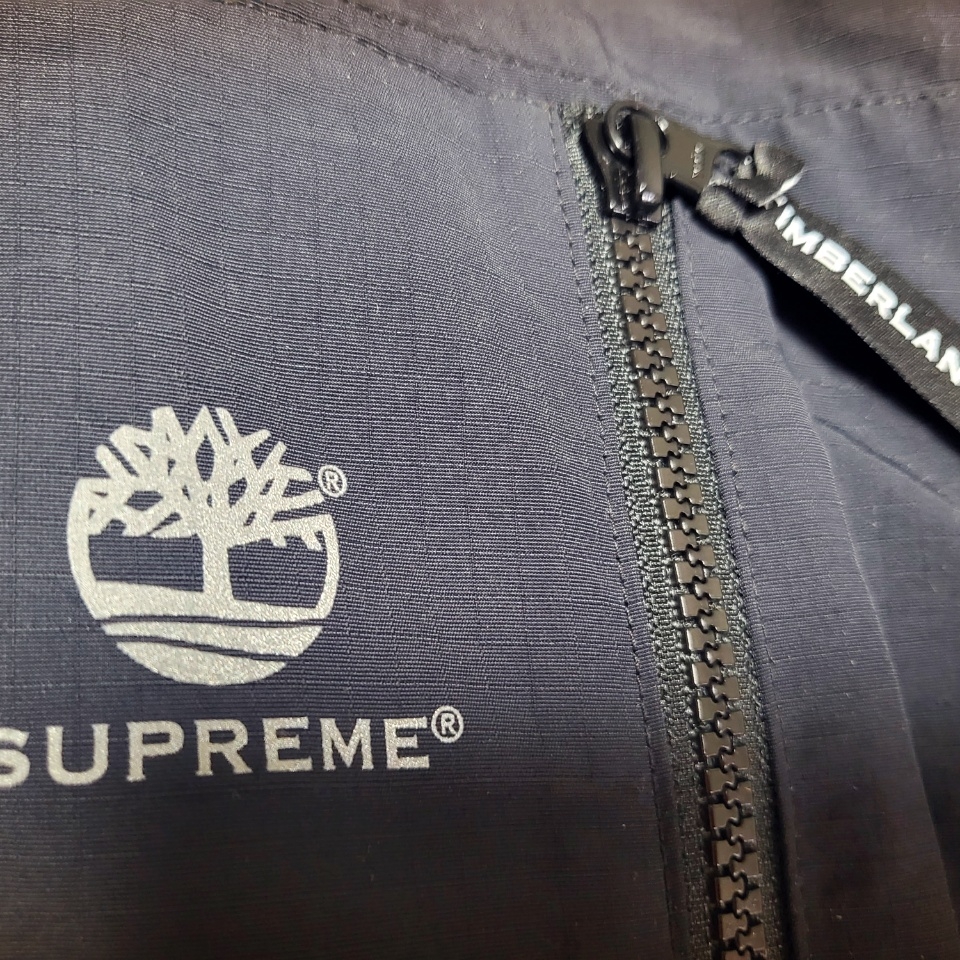 Supreme x Timberland Reversible Ripstop Jacket Black - 21FW 착용 스타일 - 2