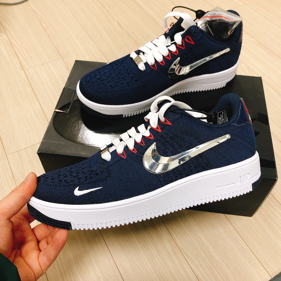 Nike Air Force 1 Ultra Flyknit Patriots 6X Champs 착용 스타일 - 2