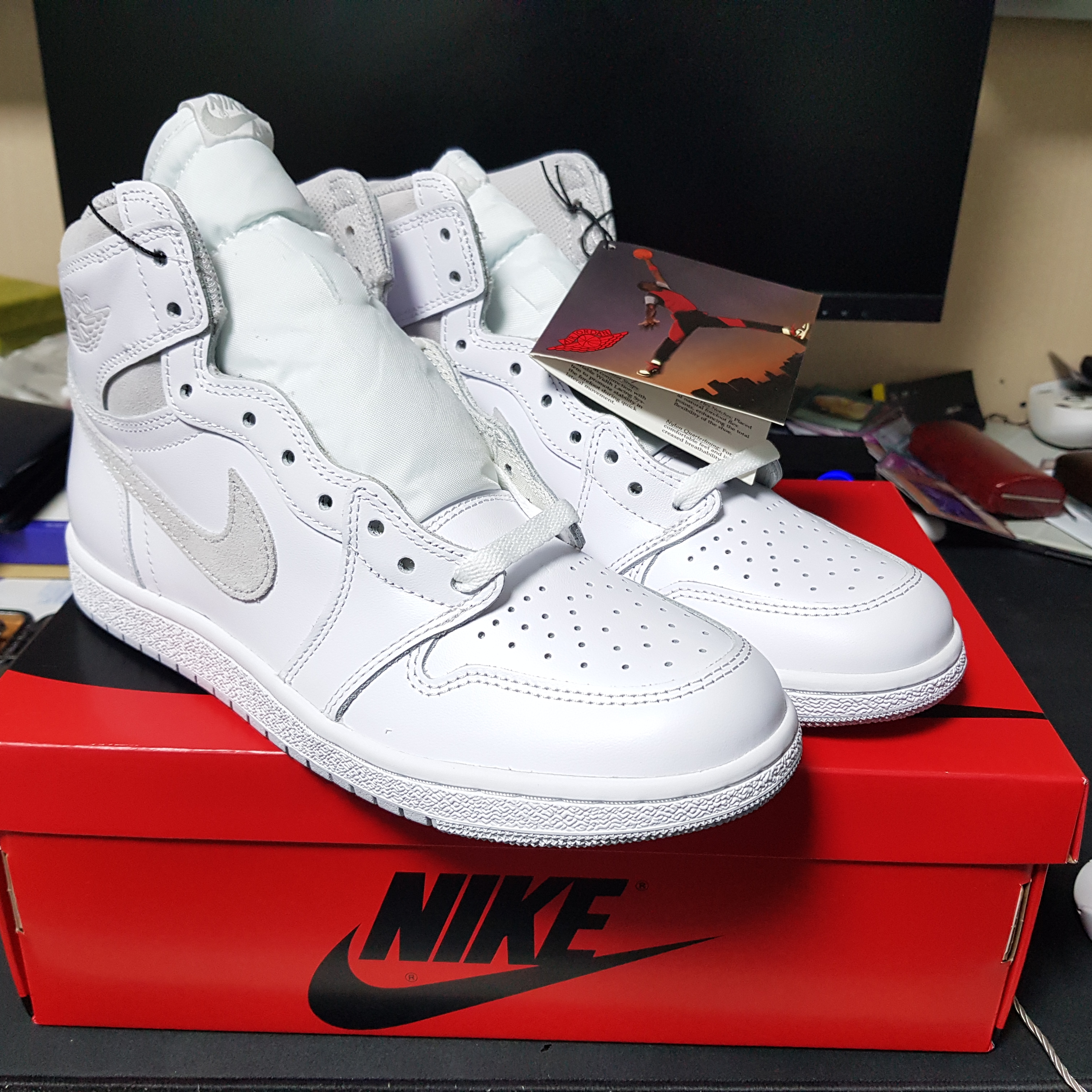Jordan 1 High 85 Neutral Grey 착용 스타일 - 2