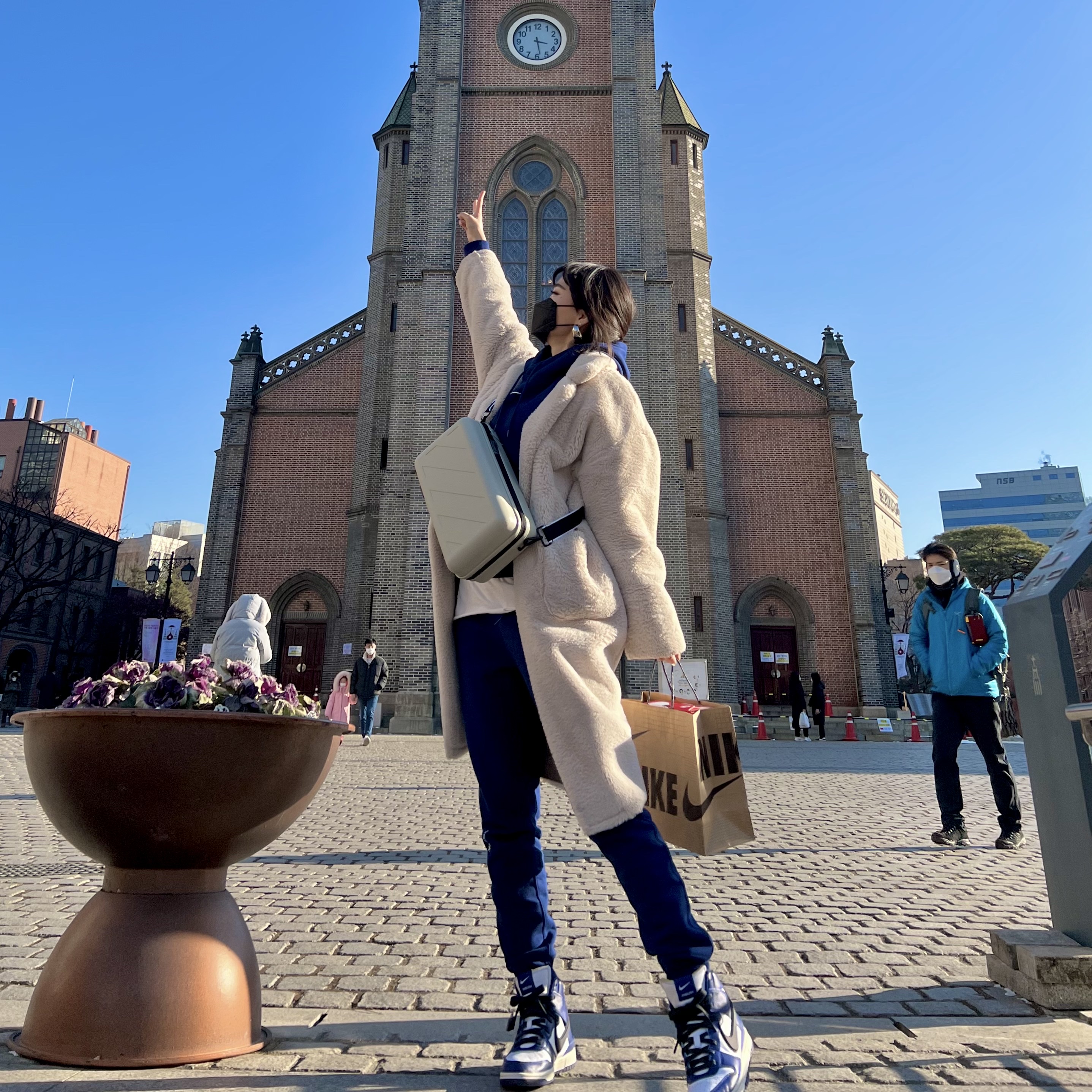 Nike x Drake Nocta Cardinal Stock Essential Fleece Pants Navy - Asia, Nike x Drake Nocta Cardinal Stock Essential Hoodie Navy - Asia 착용 스타일 - 1