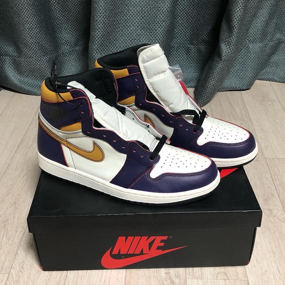 Jordan 1 Retro High OG Defiant SB LA to Chicago 착용 스타일 - 1