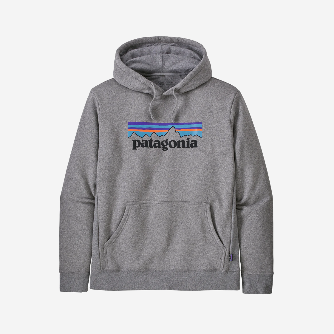 파타고니아 P-6 로고 업라이절 후드 그레블 헤더 | Patagonia | KREAM