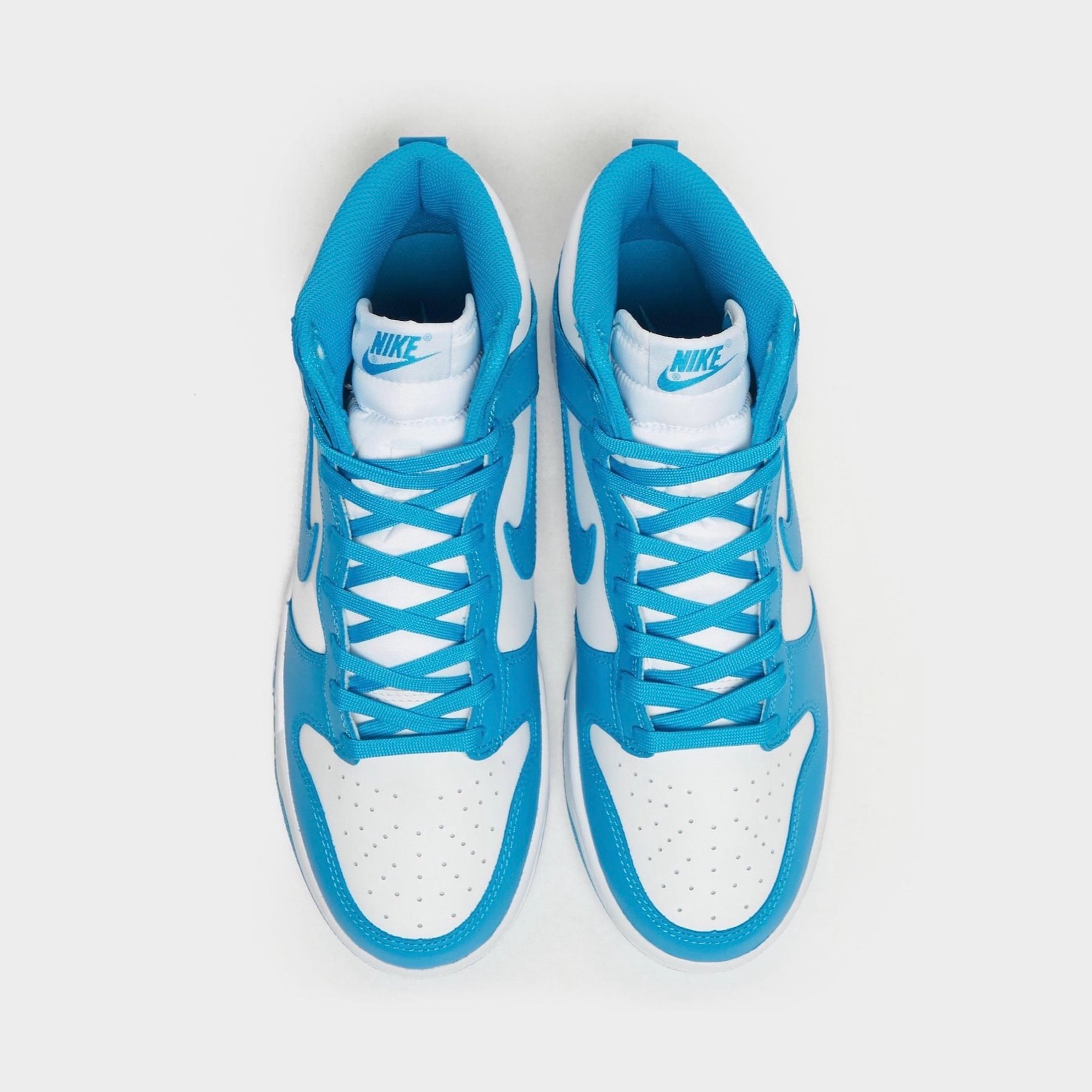 Nike Dunk High Retro Championship Blue 착용 스타일 - 3