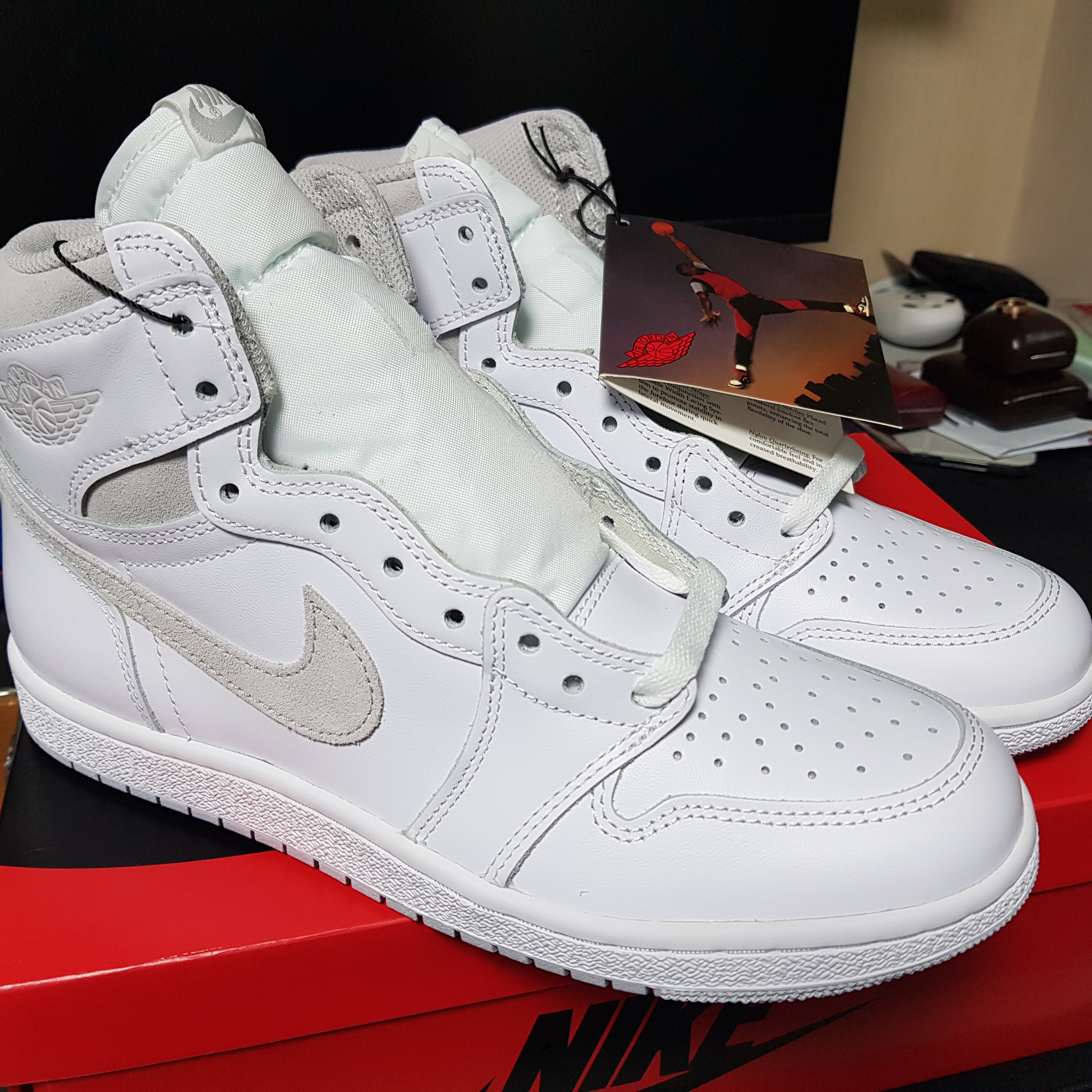 Jordan 1 High 85 Neutral Grey 착용 스타일 - 1