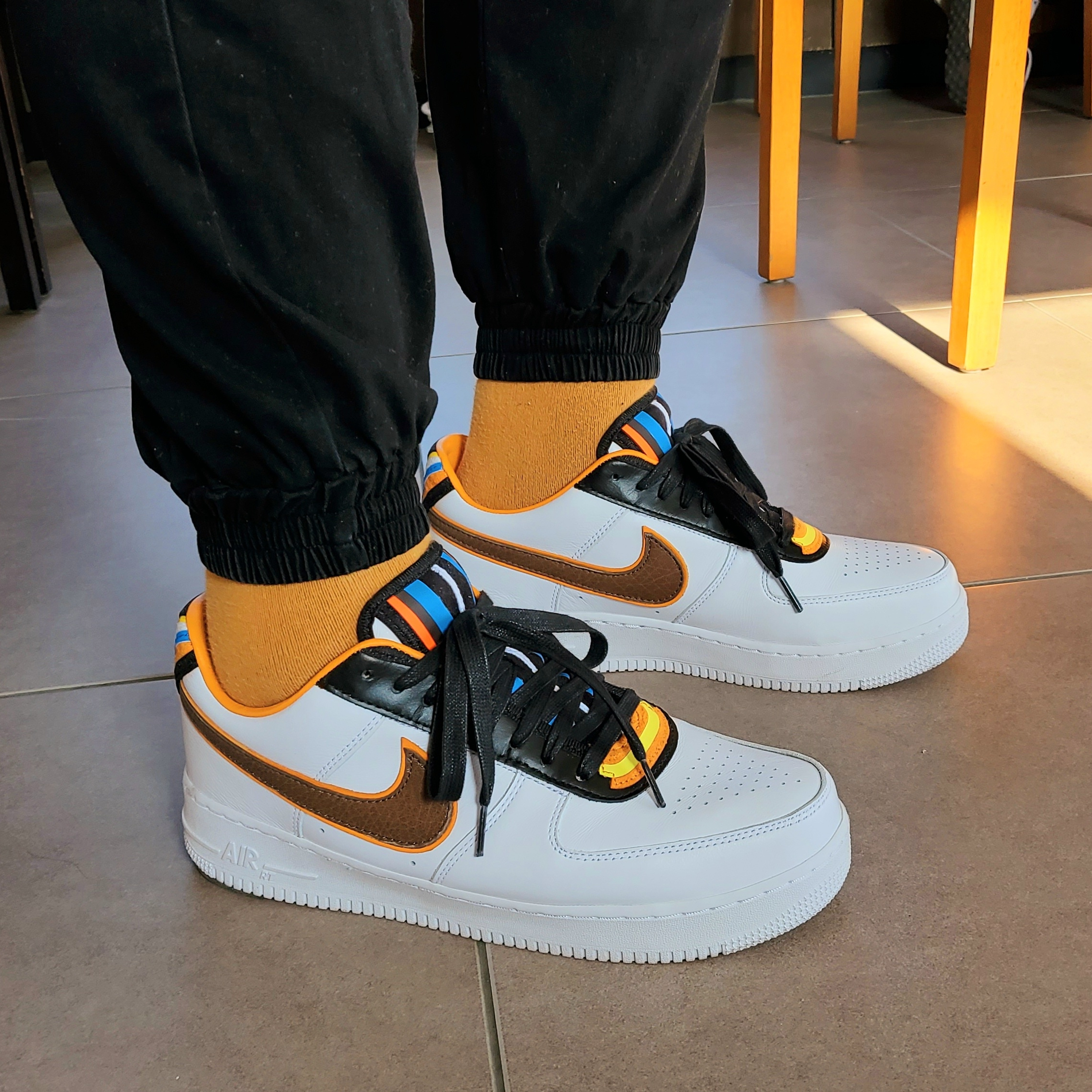 Nike x Riccardo Tisci Air Force 1 White 착용 스타일 - 1