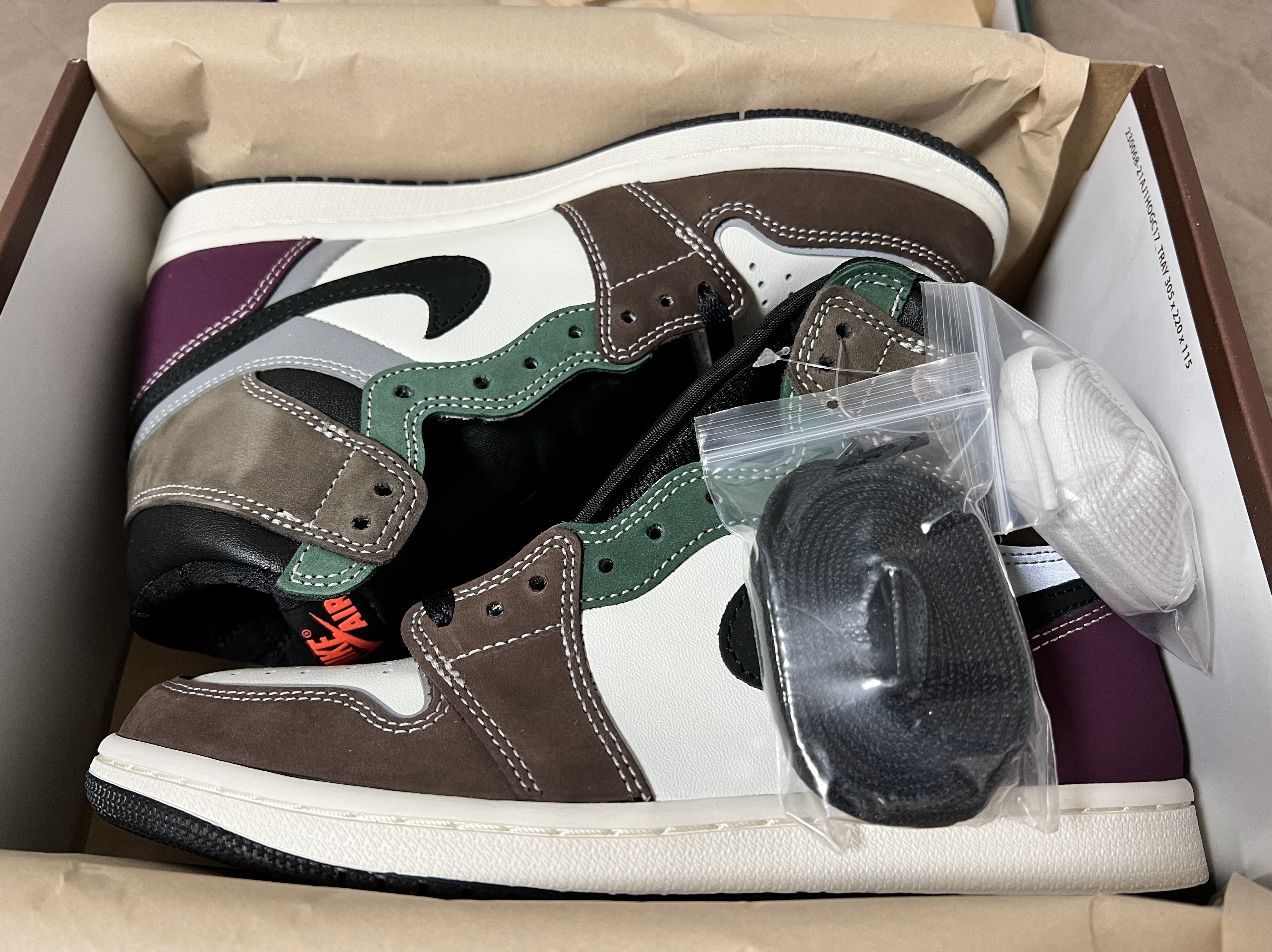 Jordan 1 Retro High OG Craft 착용 스타일 - 1