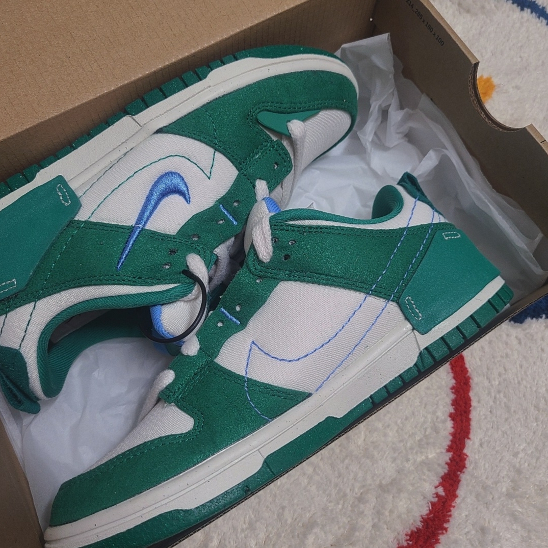 (W) Nike Dunk Low Disrupt 2 Phantom University Blue 착용 스타일
