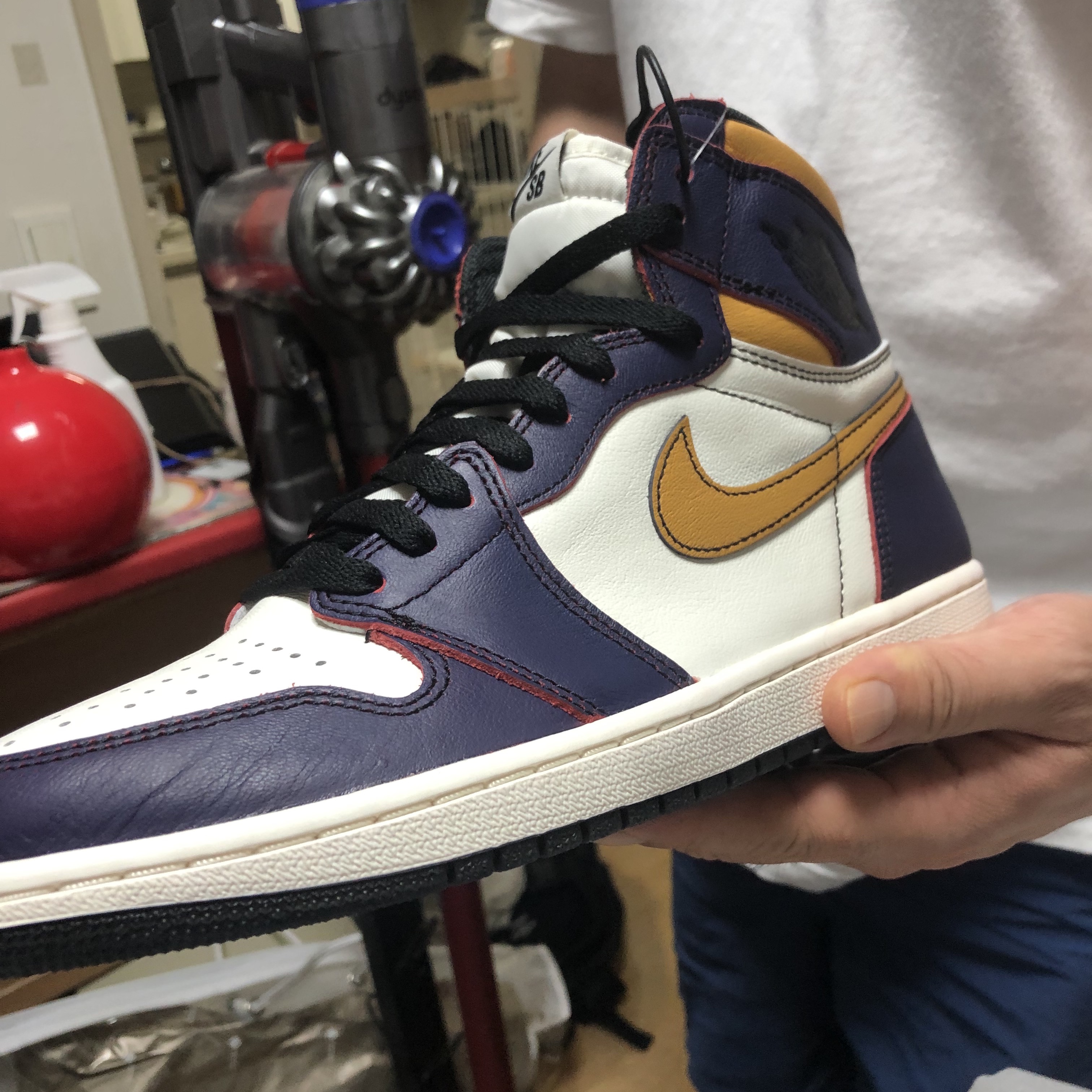 Jordan 1 Retro High OG Defiant SB LA to Chicago 착용 스타일 - 1
