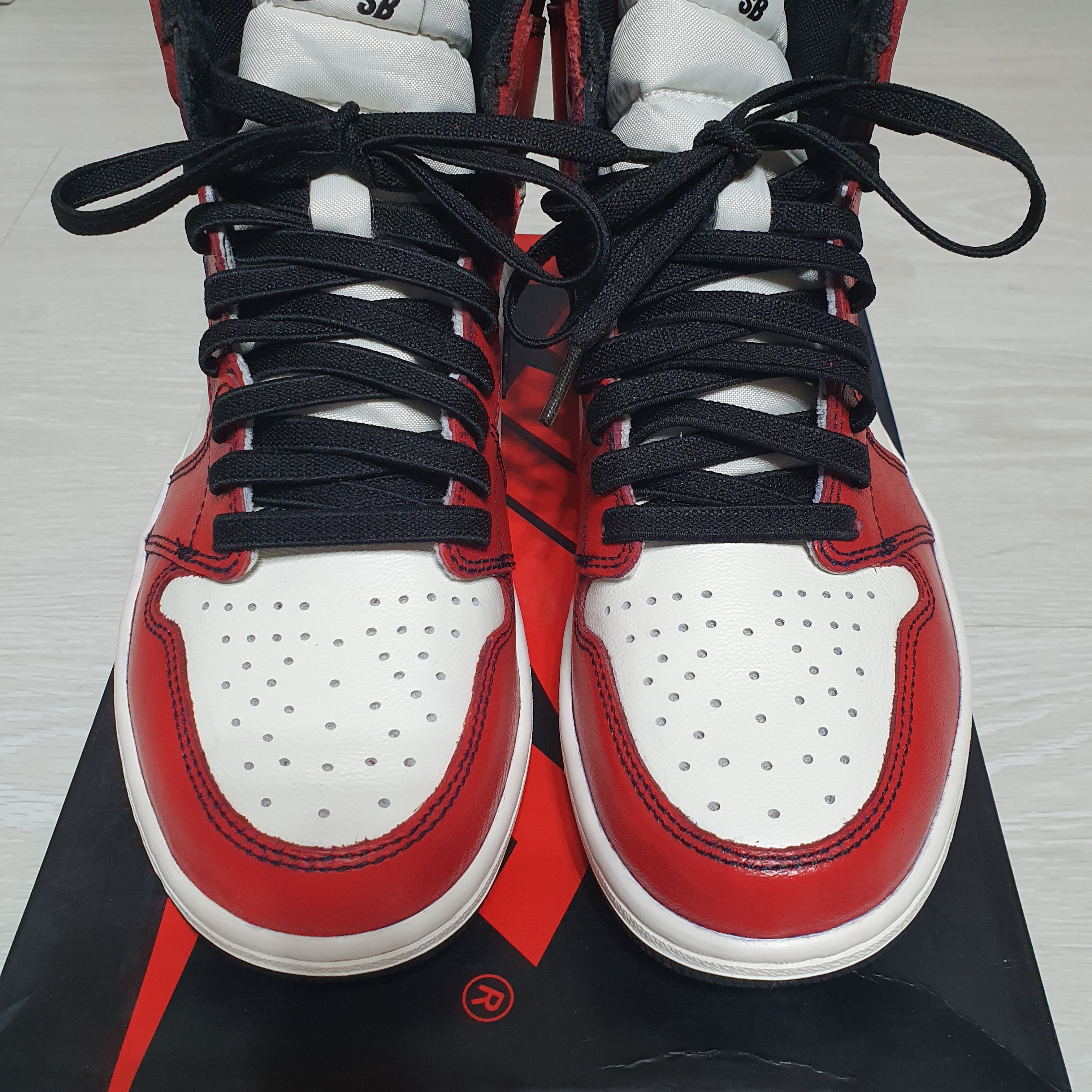 Jordan 1 Retro High OG Defiant SB LA to Chicago 착용 스타일 - 1