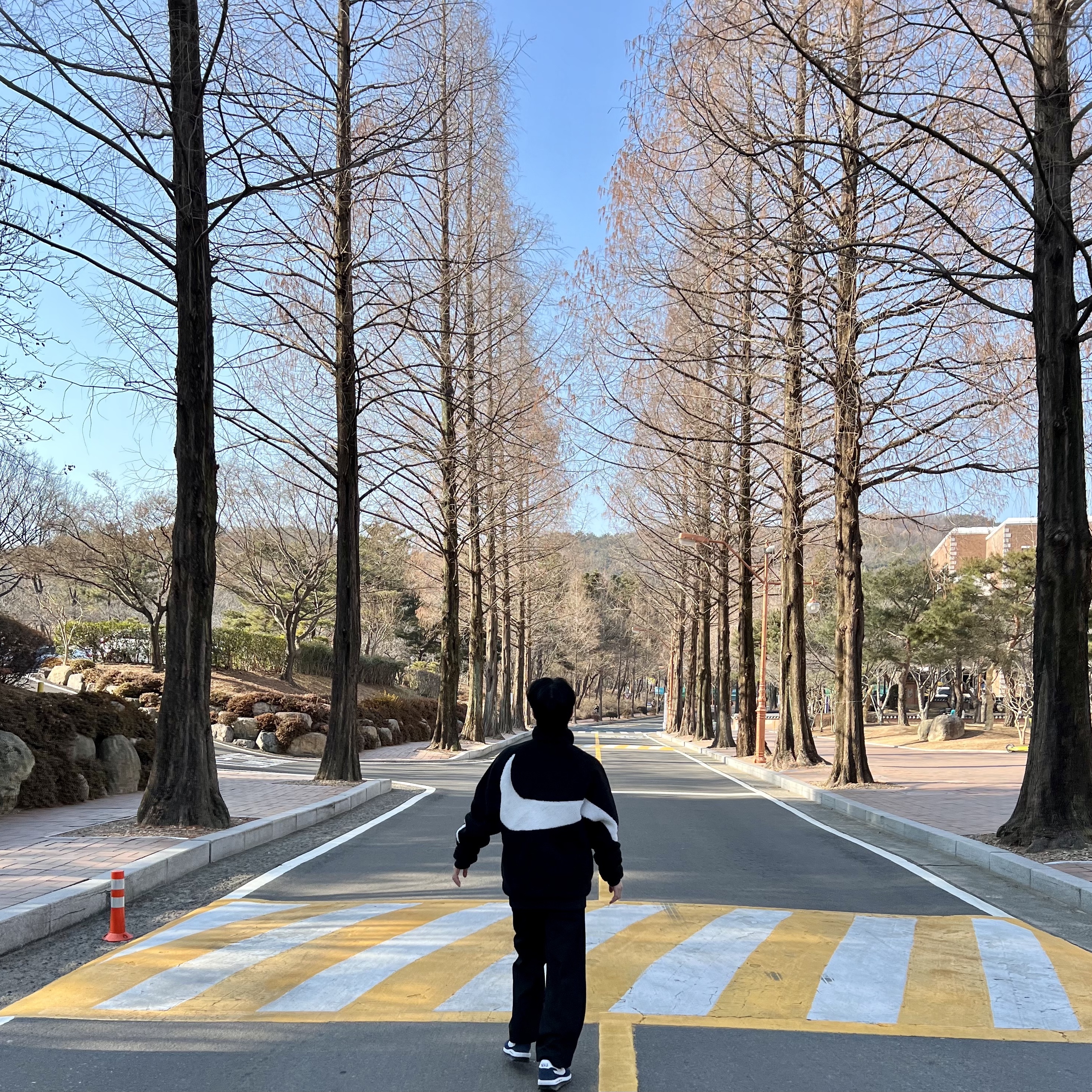 Nike x Sacai x Fragment LDWaffle Blackened Blue, Nike Big Swoosh Full Zip Jacket Black Sail 착용 스타일