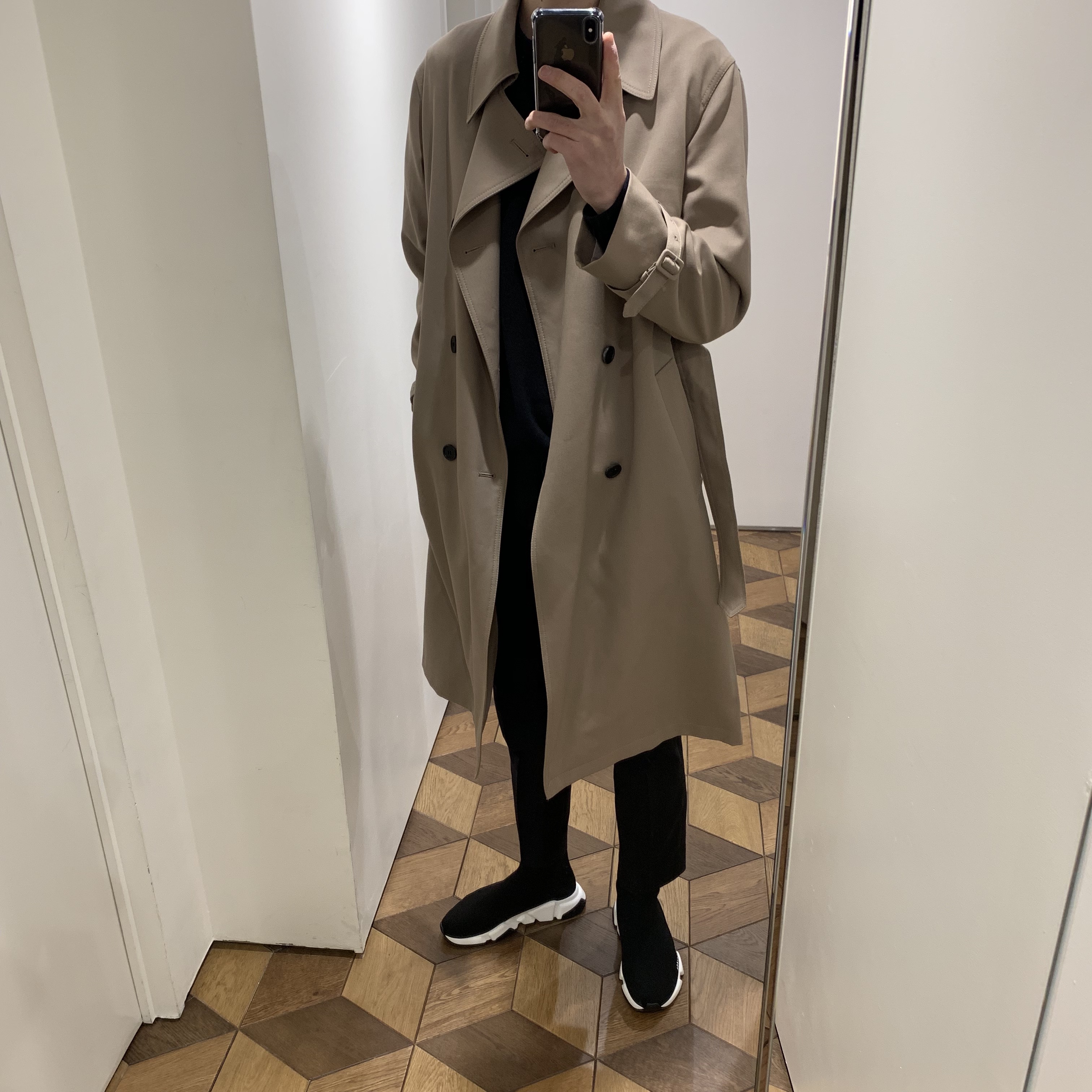 Balenciaga Speed Trainer Black White 2019 착용 스타일