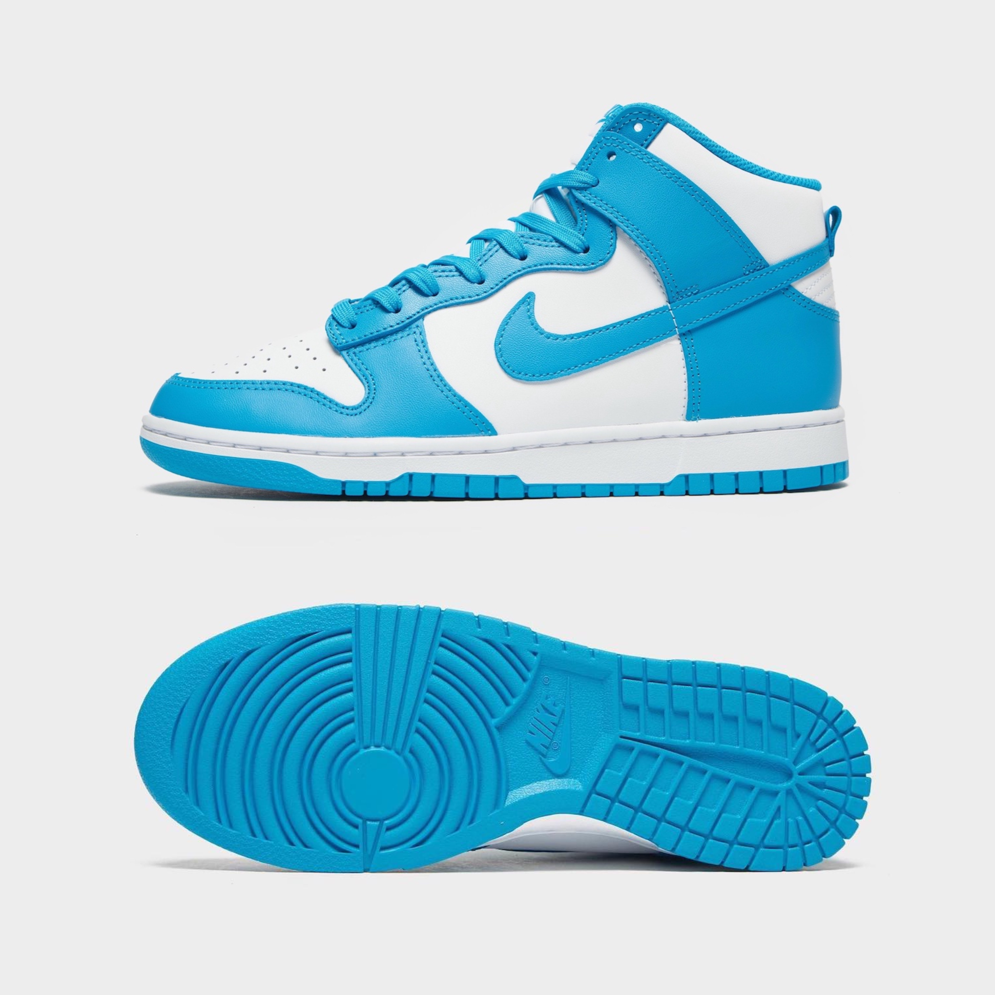 Nike Dunk High Retro Championship Blue 착용 스타일 - 2