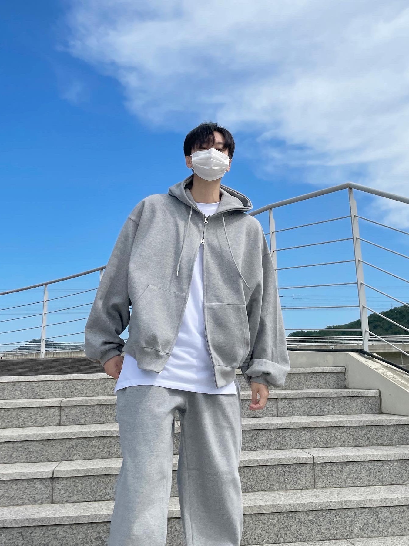 Nike x Peaceminusone Air Force 1 Low Para-Noise 착용 스타일 - 2