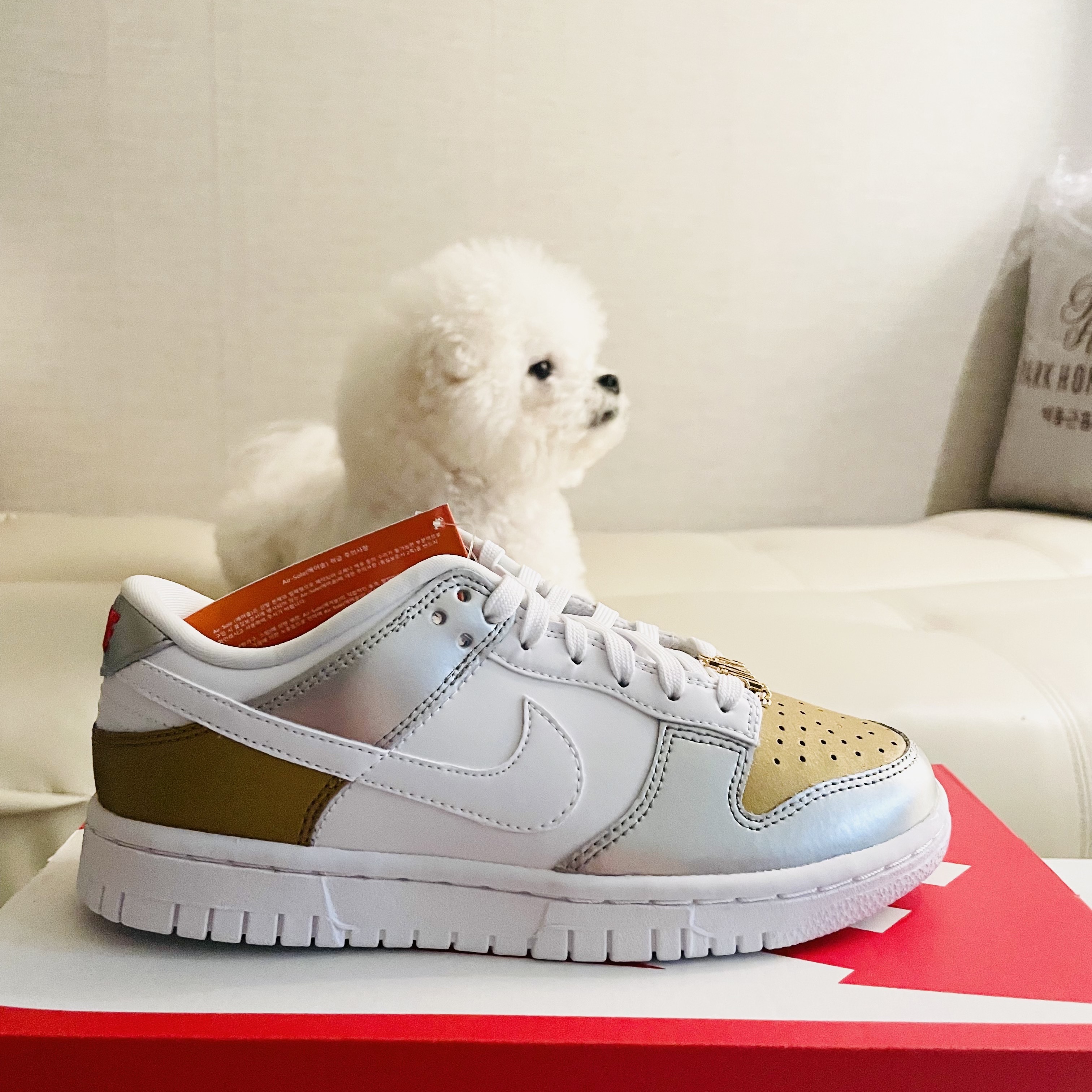 (W) Nike Dunk Low SE Heirloom 착용 스타일
