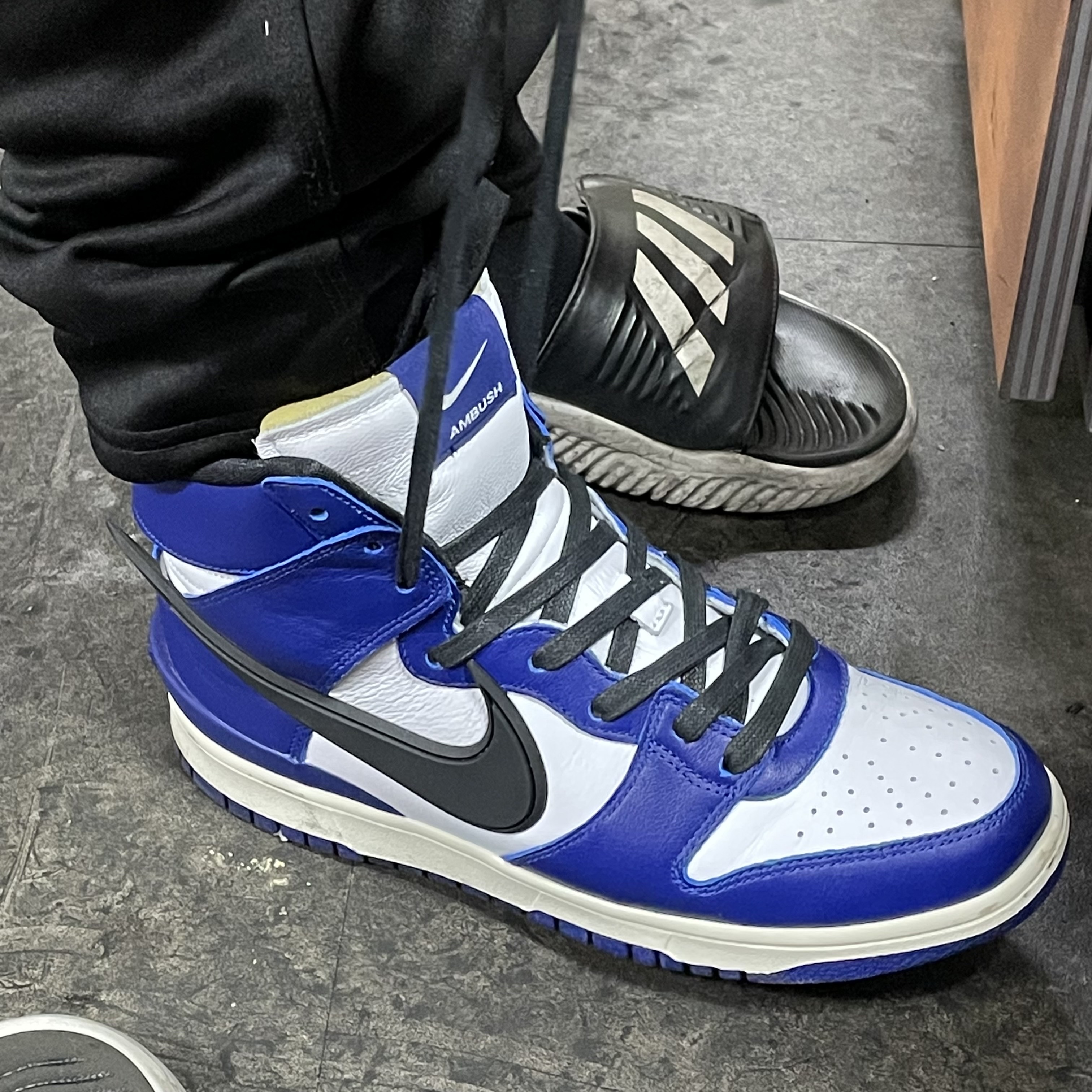 Nike x Ambush Dunk High Deep Royal Blue 착용 스타일