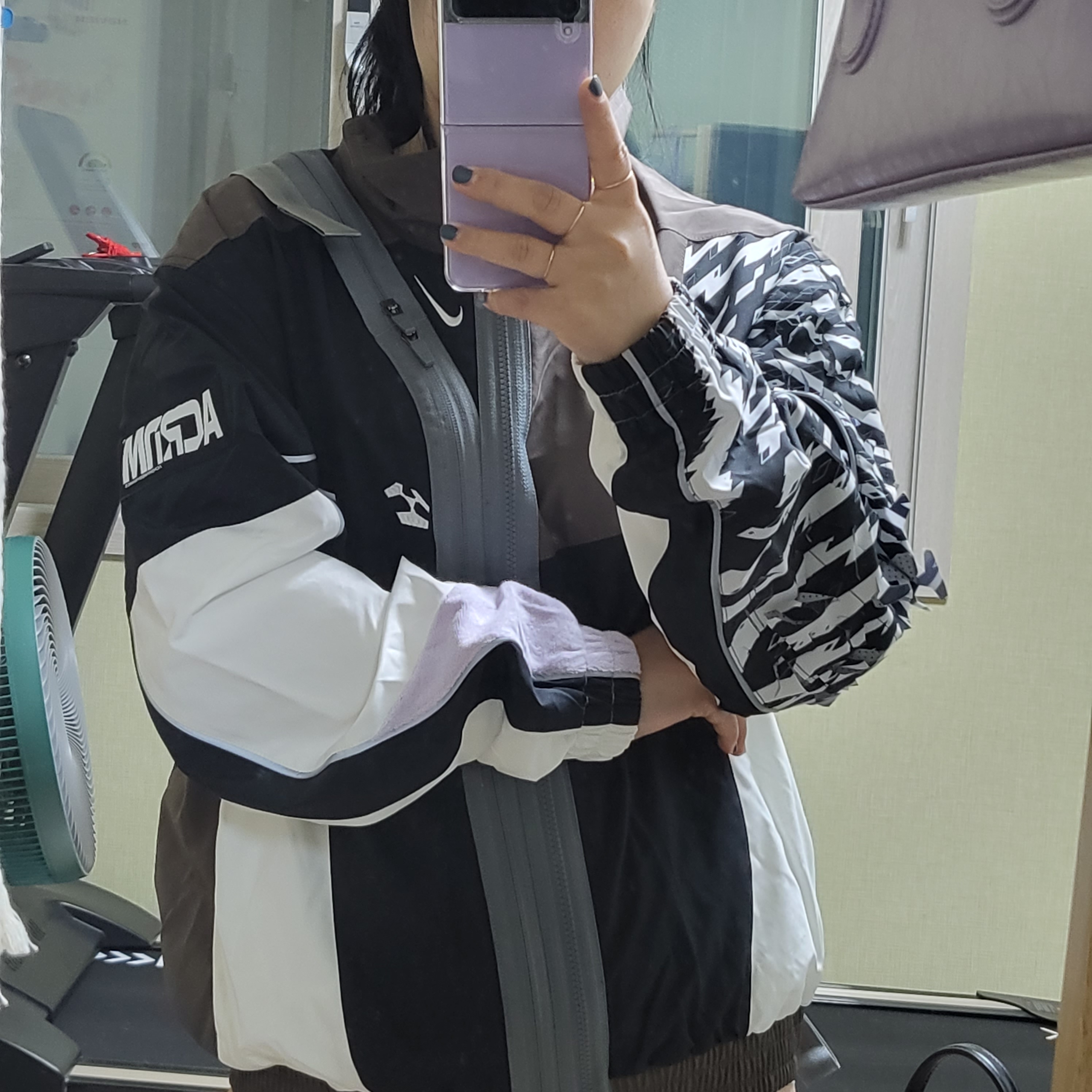 Nike x Acronym NRG Woven Jacket White - Asia 착용 스타일