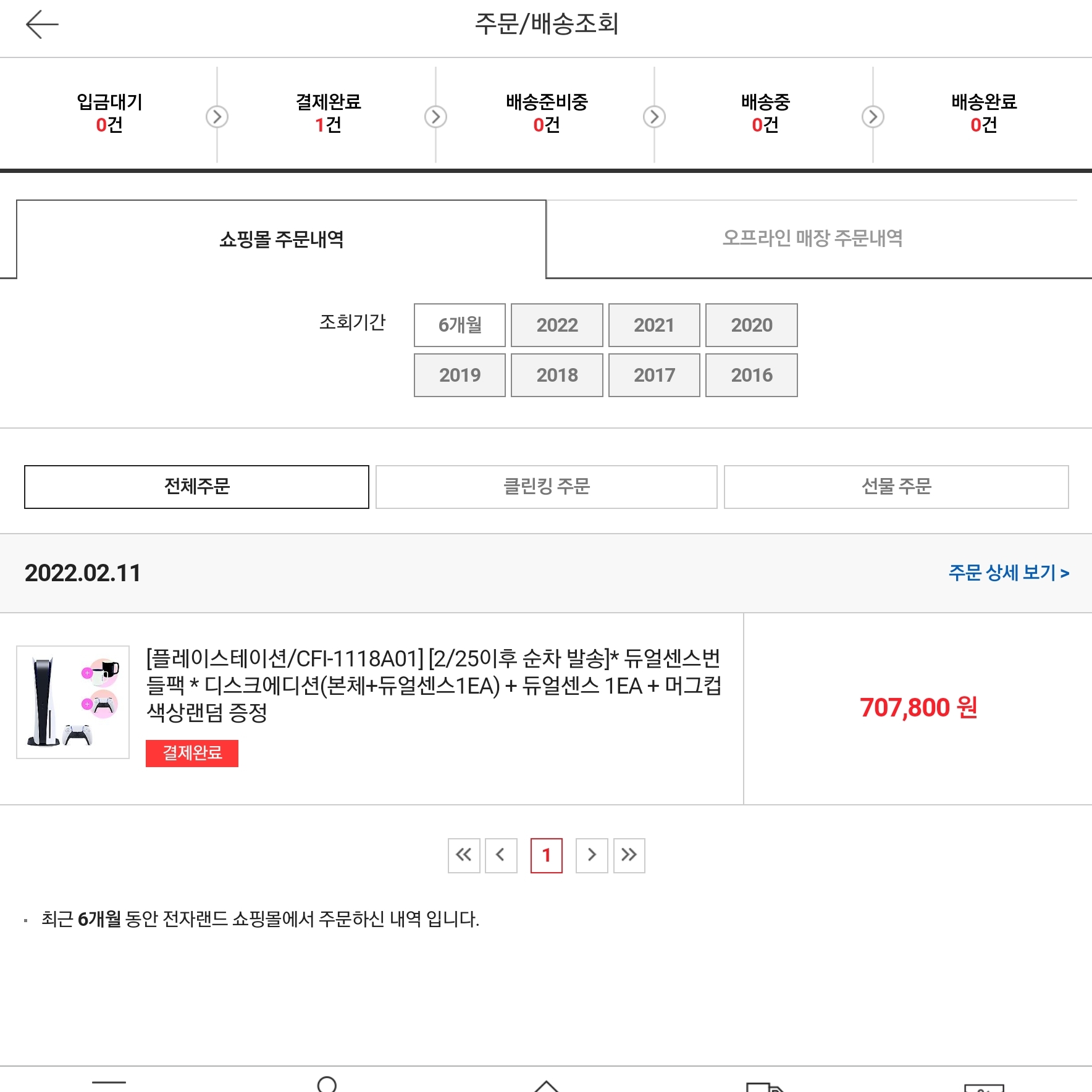 Playstation 5 Blu-ray Edition (SIEK 220V) 착용 스타일
