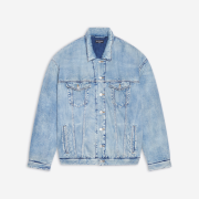 Balenciaga Padded Japanese Denim Jacket Indigo