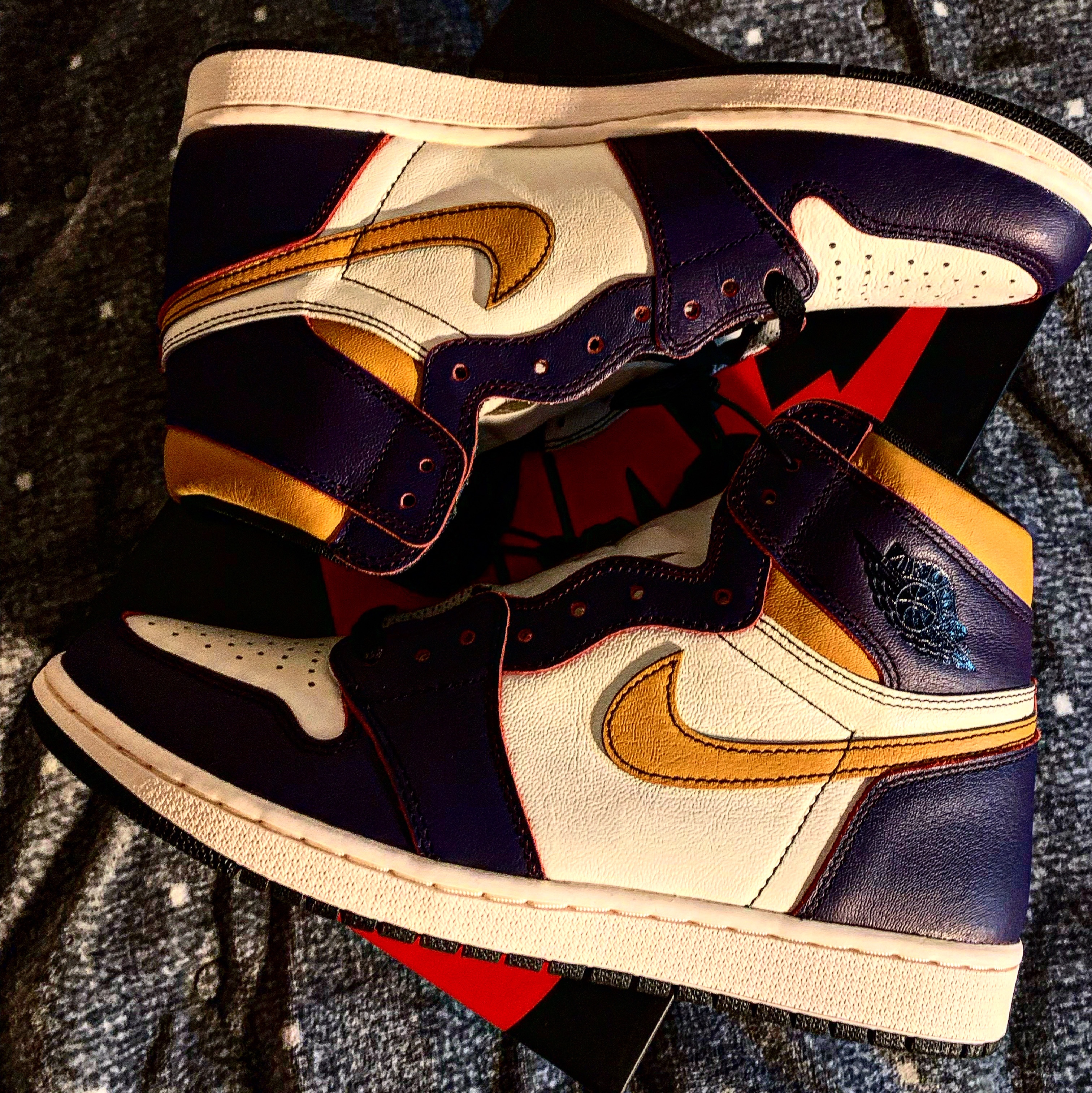 Jordan 1 Retro High OG Defiant SB LA to Chicago 착용 스타일