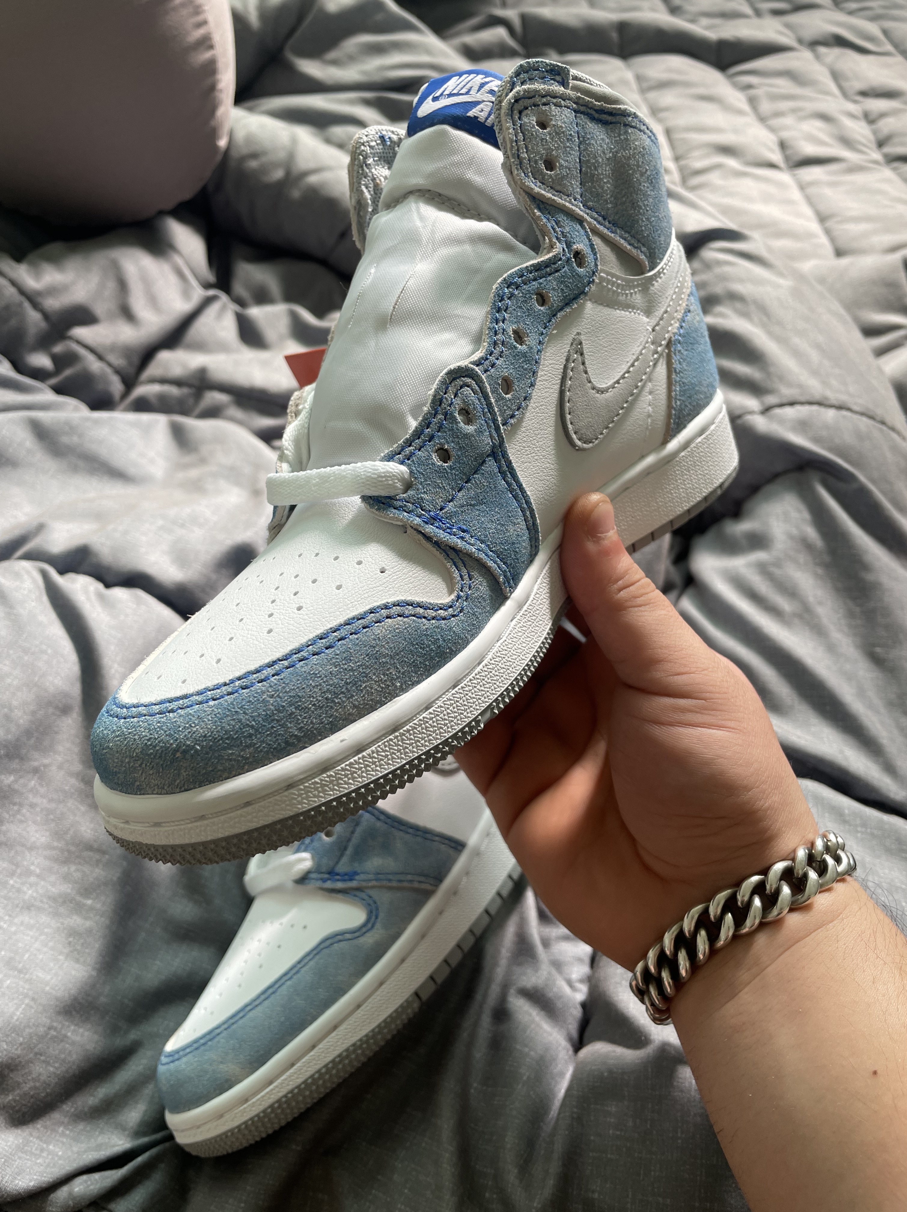 (GS) Jordan 1 Retro High OG Hyper Royal 착용 스타일